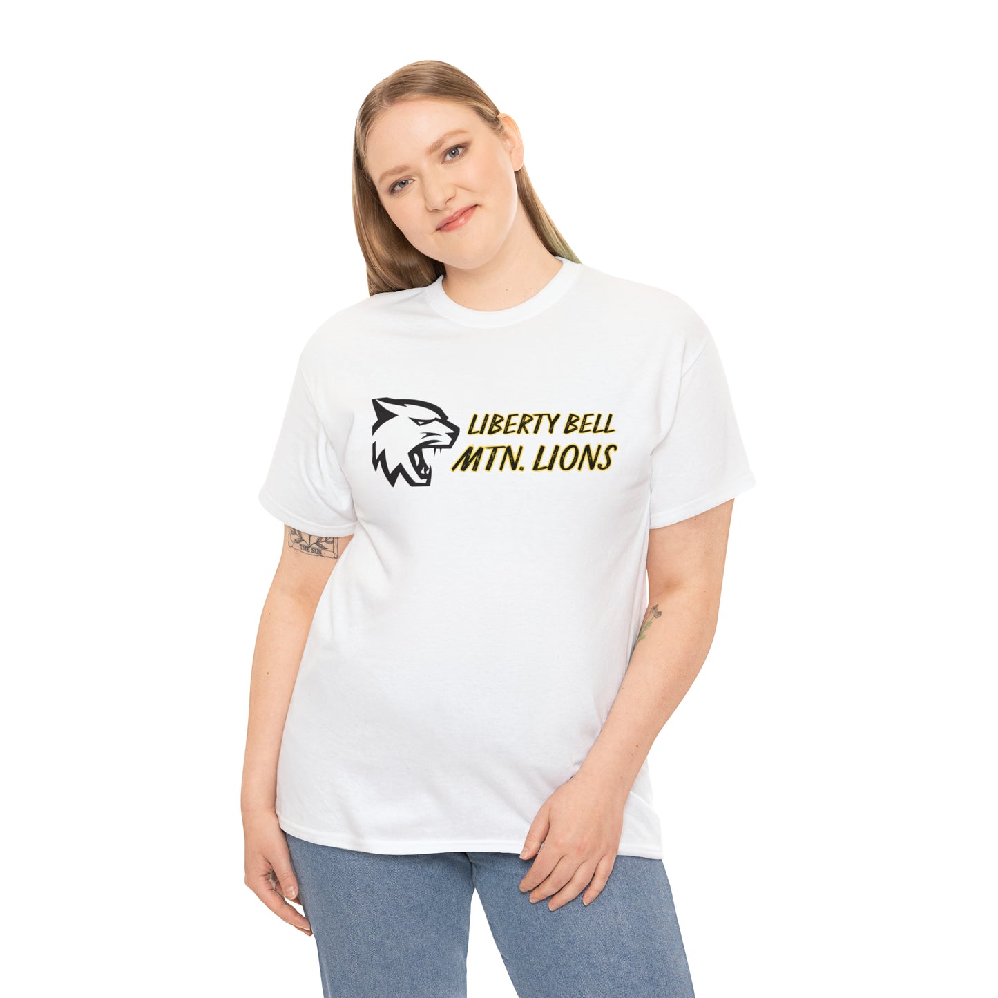 LIBERTY BELL MTN. LIONS-Unisex Heavy Cotton Tee