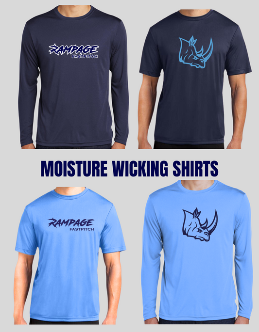 Rampage Sport-Tek Moisture Wicking Shirt