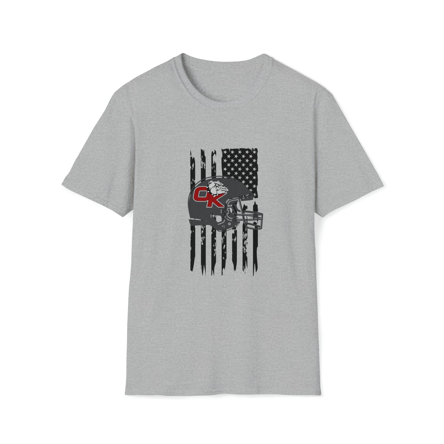 OK FOOTBALL FLAG TEE-Unisex Softstyle T-Shirt