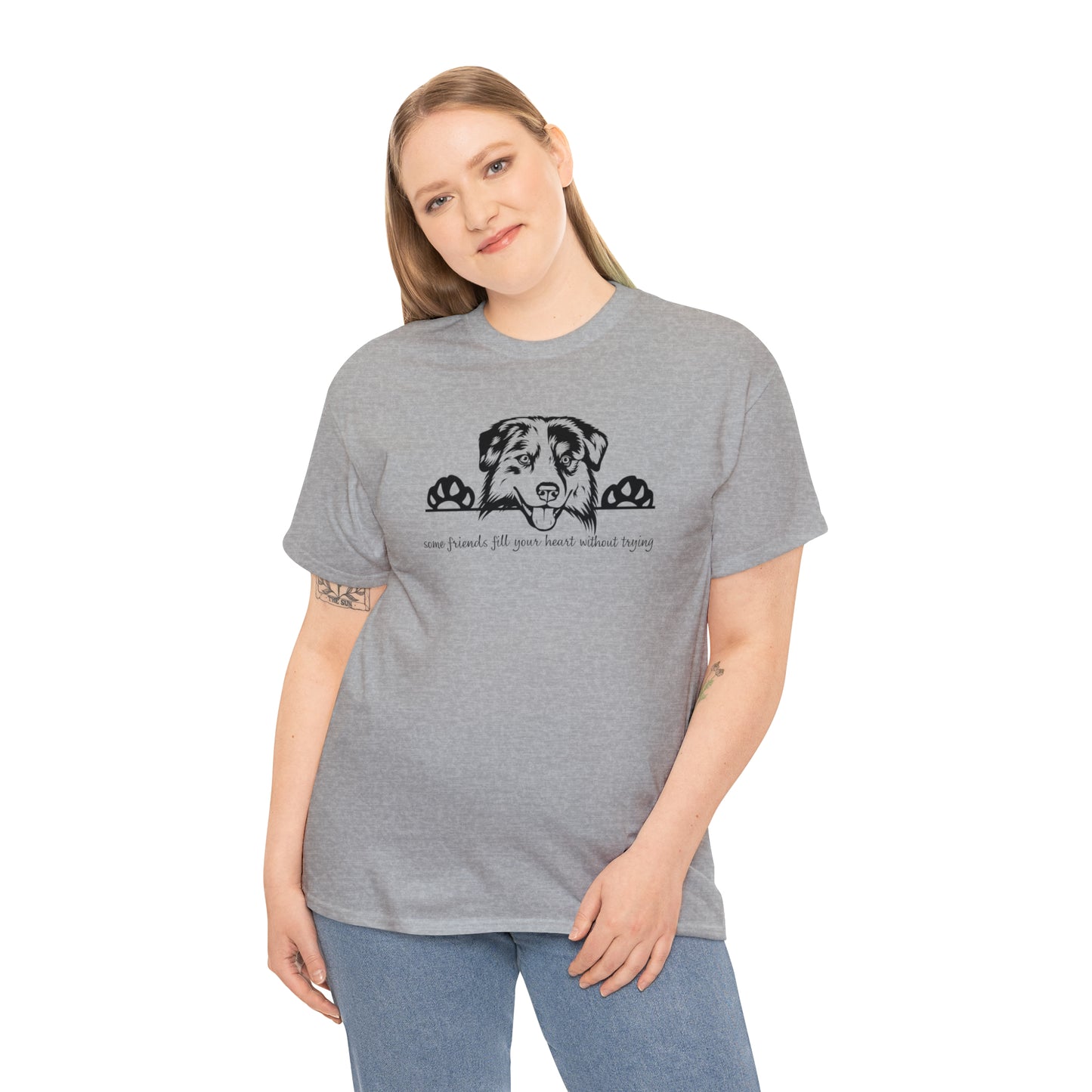 AUSSIE FRIENDS TEE--Unisex Heavy Cotton Tee