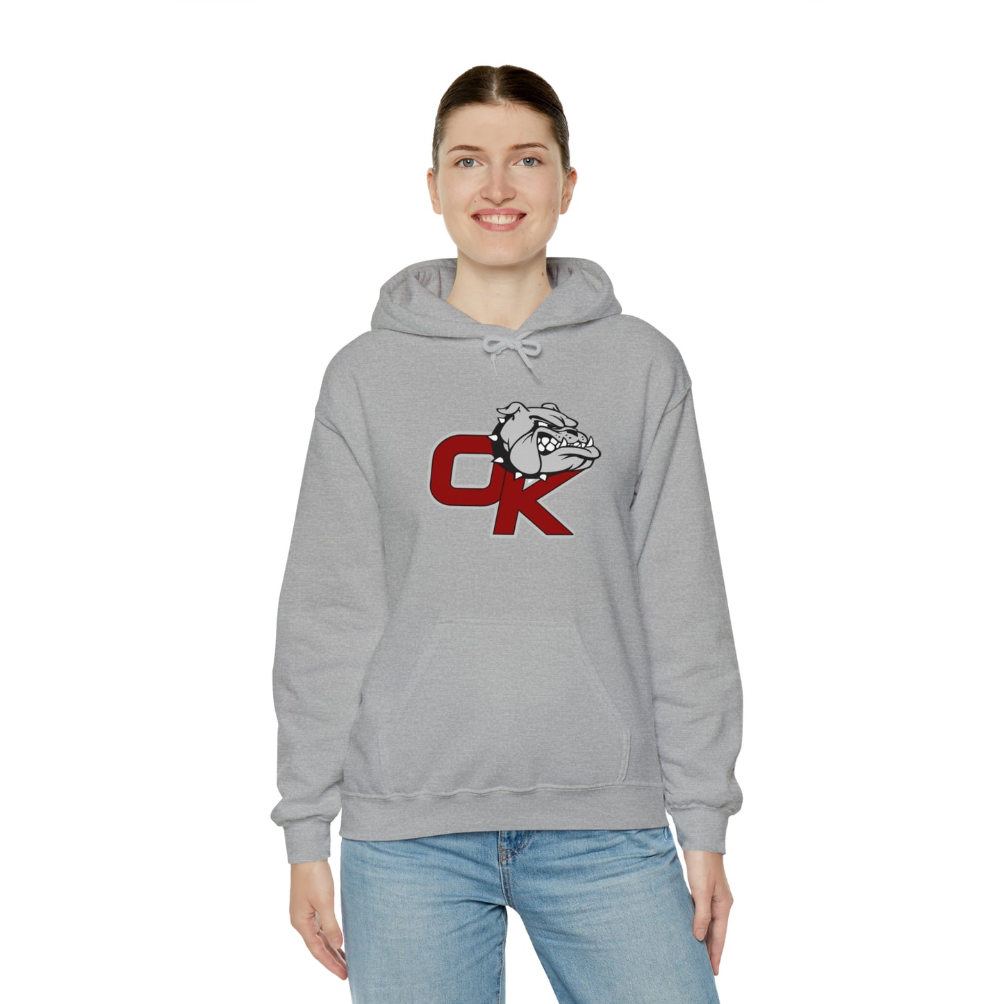 OK BULLDOGS-Unisex Heavy Blend™ Hooded Sweatshirt