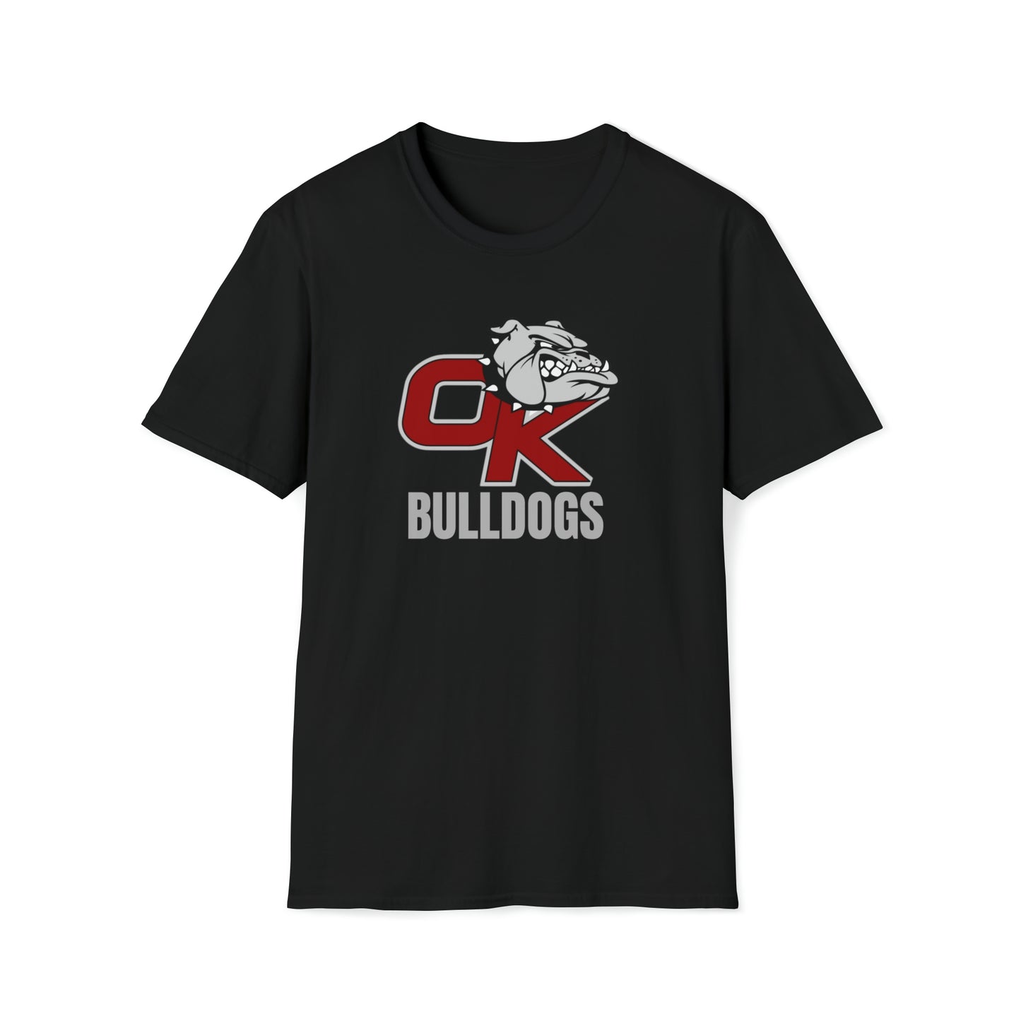 OK BULLDOG LOGO TEE-Unisex Softstyle T-Shirt