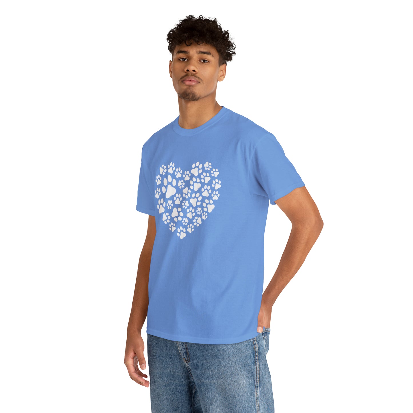 HEART OF PAWS-Unisex Heavy Cotton Tee