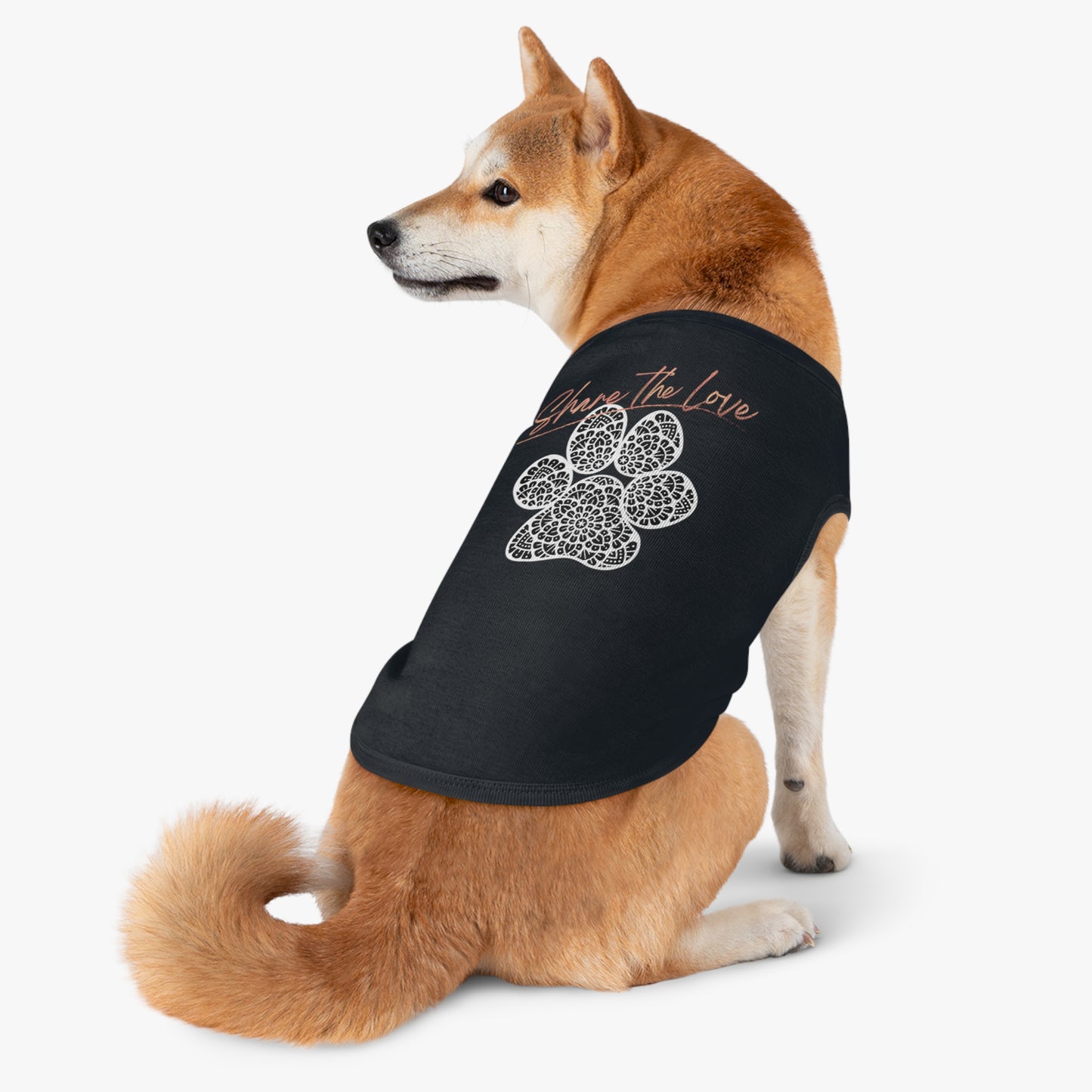 SHARE THE LOVE-PAW-Pet Tank Top