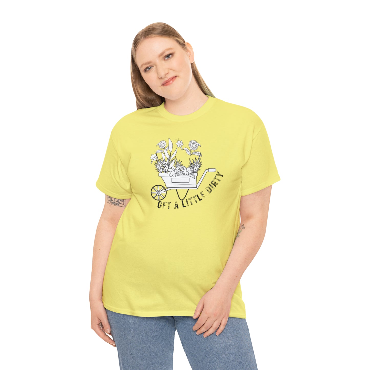 GARDEN GET DIRTY TEE-Unisex Heavy Cotton Tee