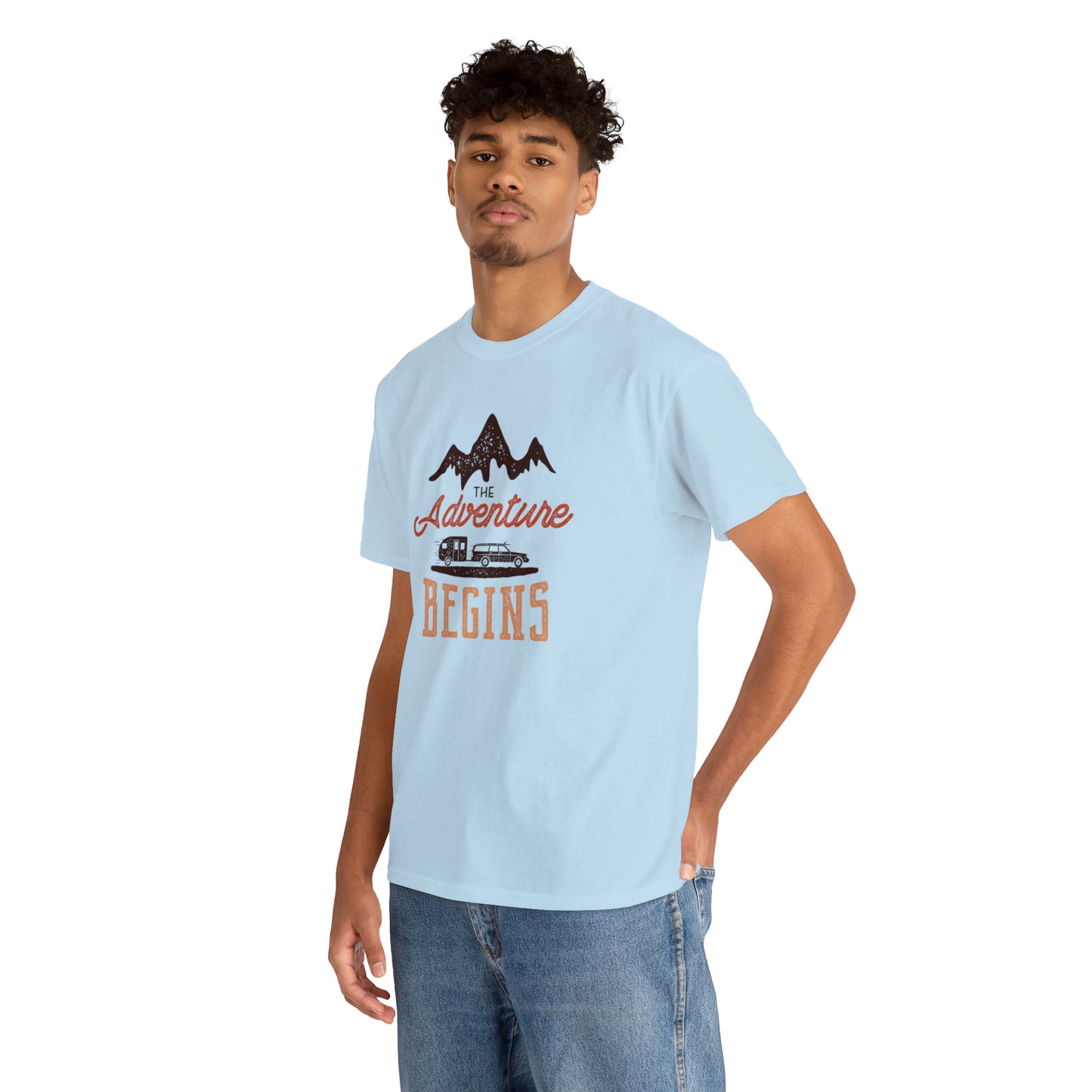 ADVENTURE TEE-Unisex Heavy Cotton Tee