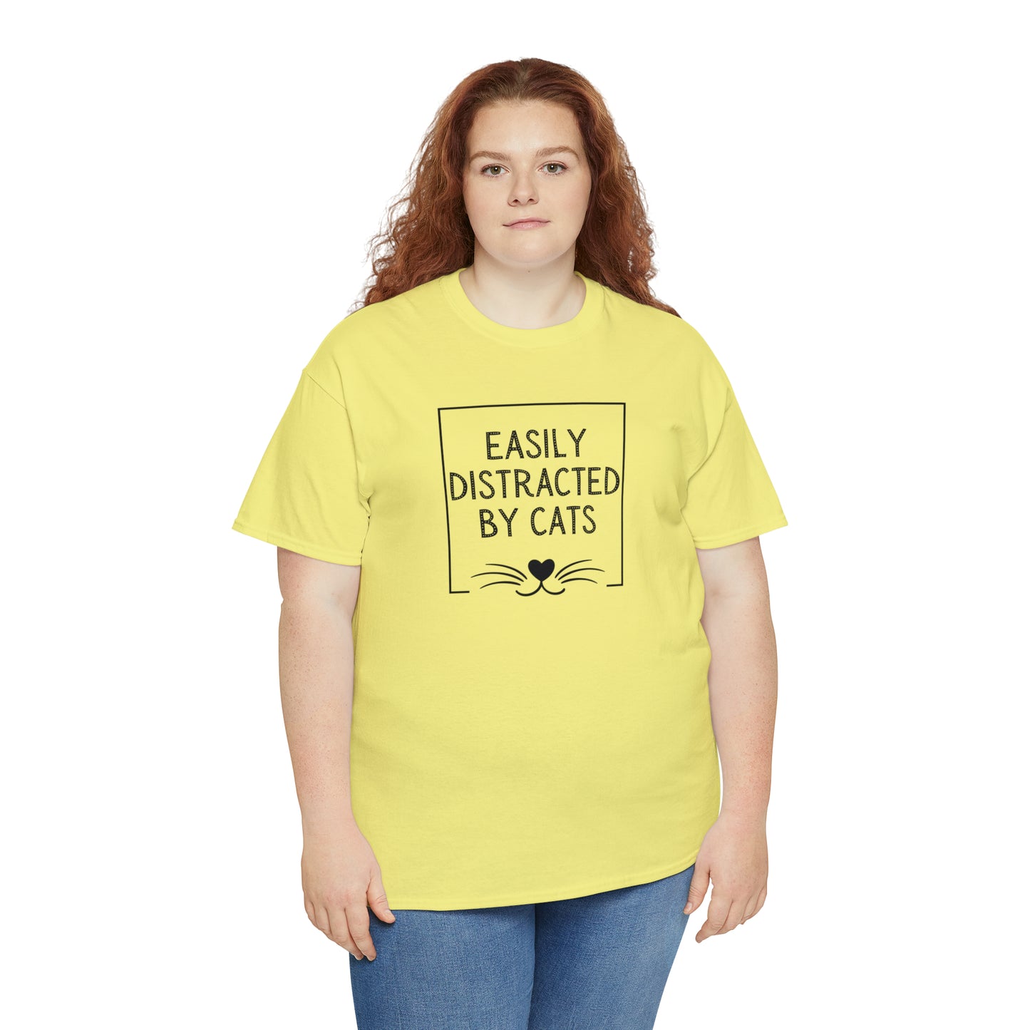 DISTRACTED BY CATS TEE-ALL PROCEEDS DONATED TO ANIMAL RESCUE!