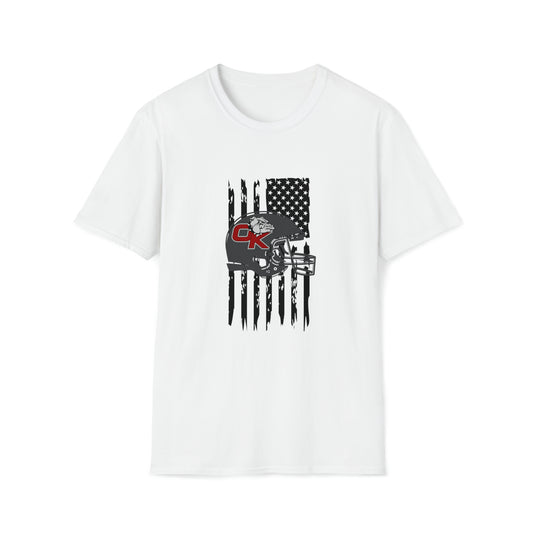 OK FOOTBALL FLAG TEE-Unisex Softstyle T-Shirt