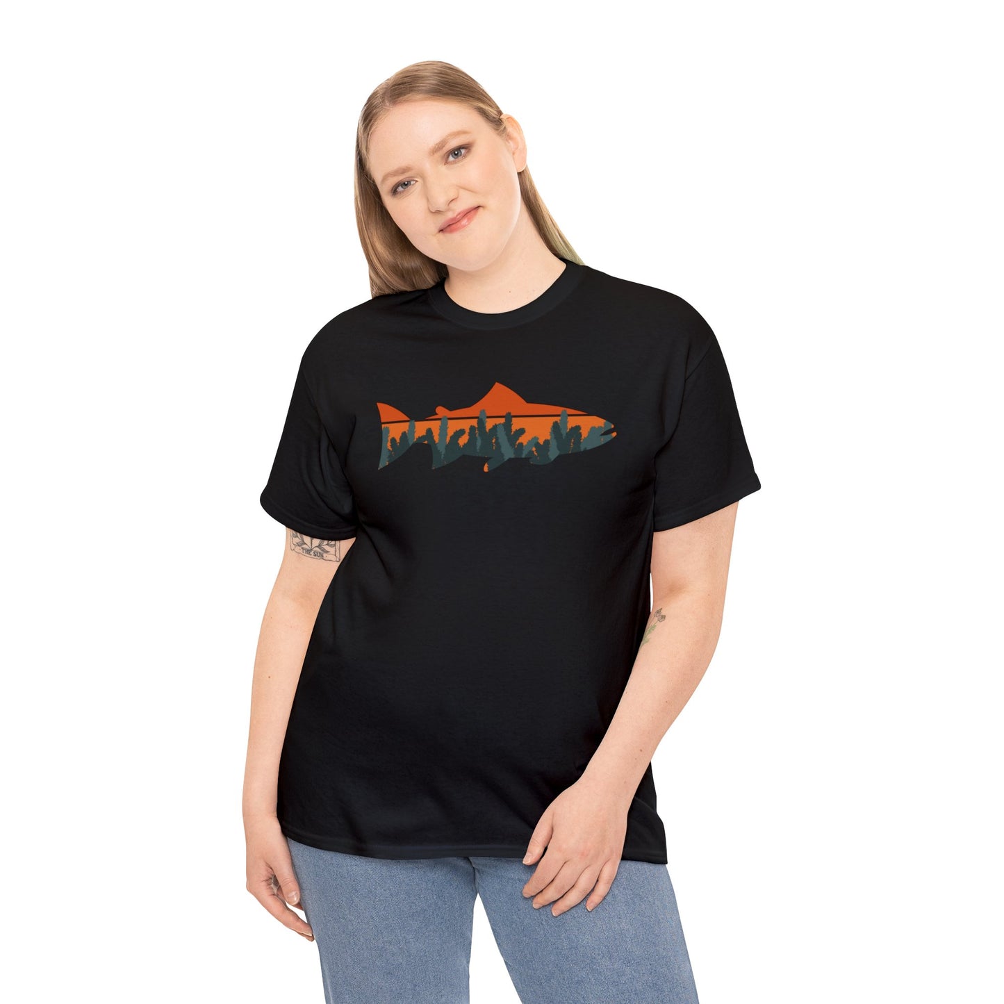 TROUT TEE-Unisex Heavy Cotton Tee