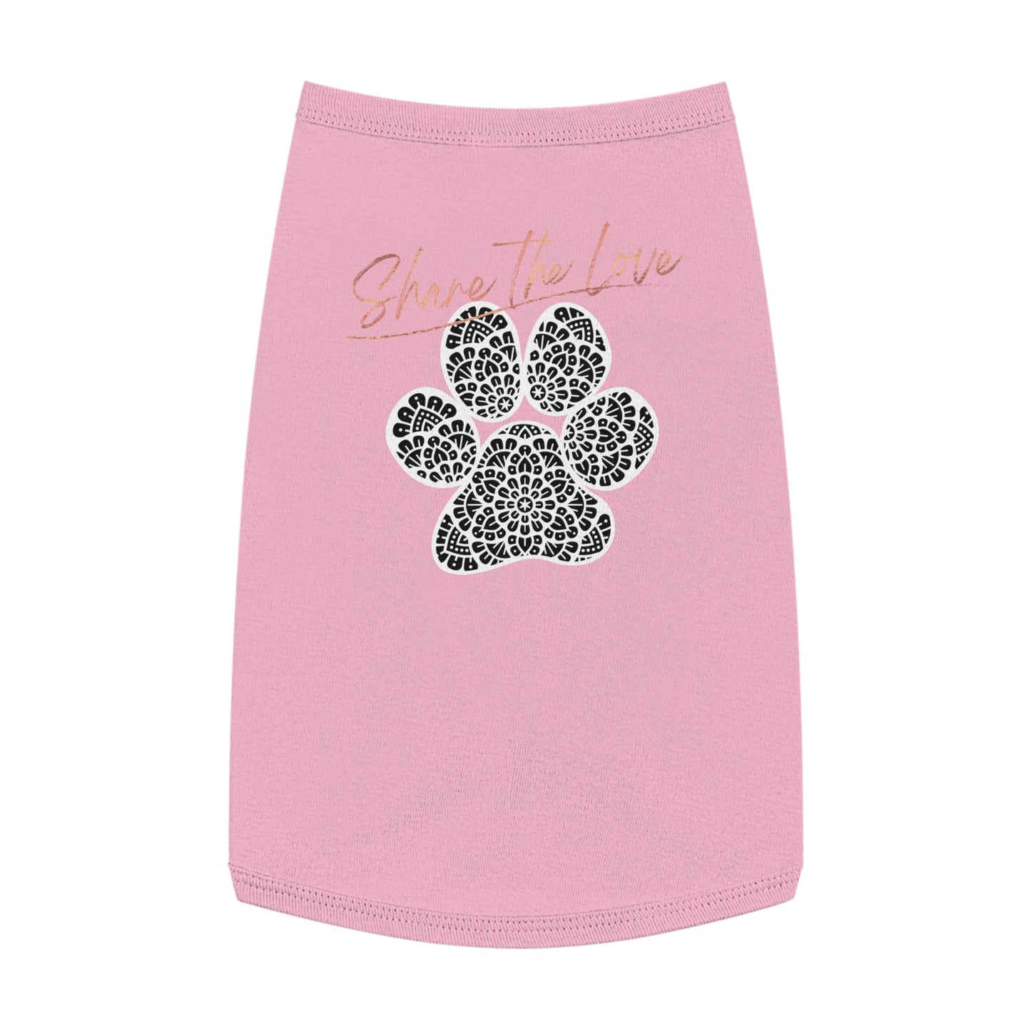 SHARE THE LOVE-PAW-Pet Tank Top