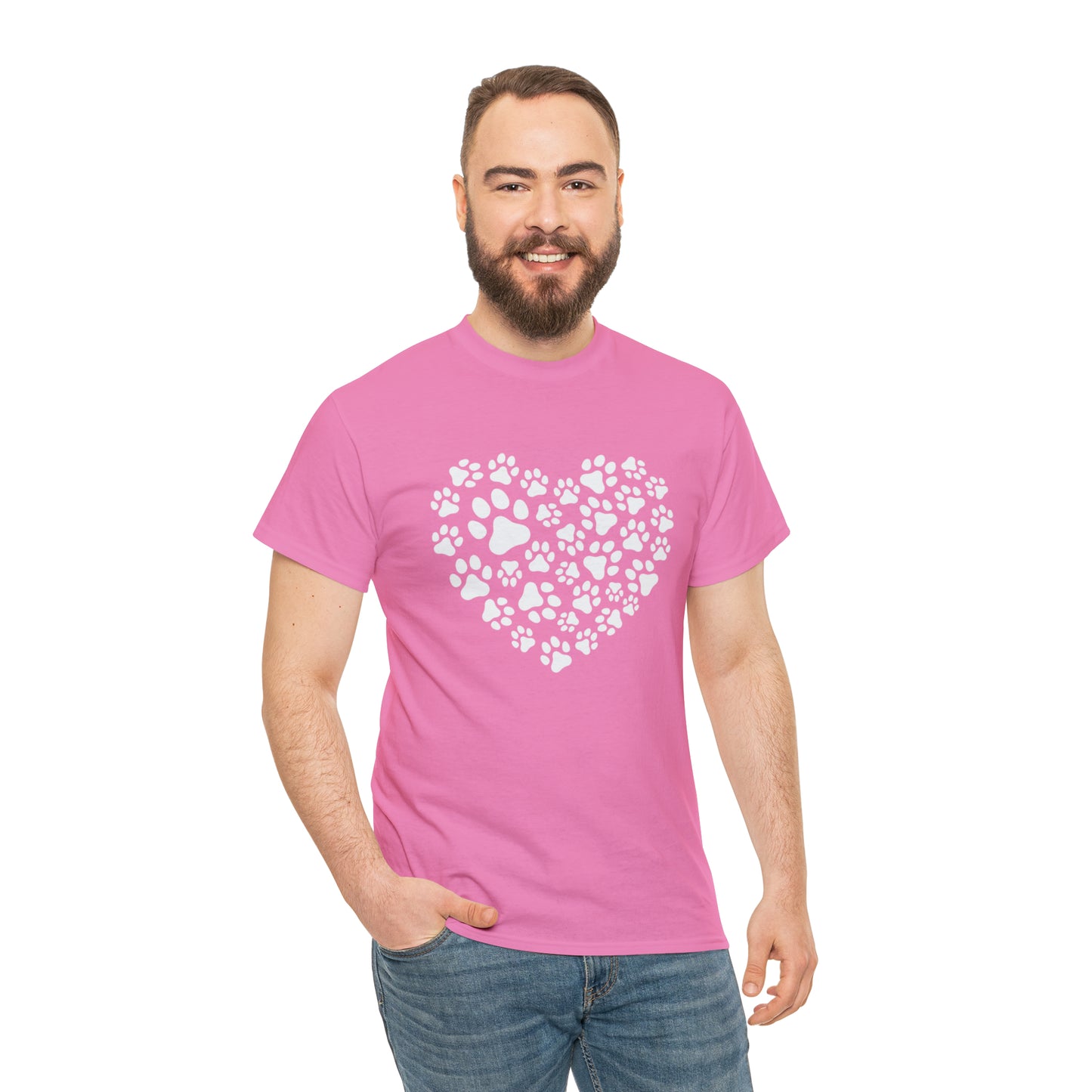 HEART OF PAWS-Unisex Heavy Cotton Tee