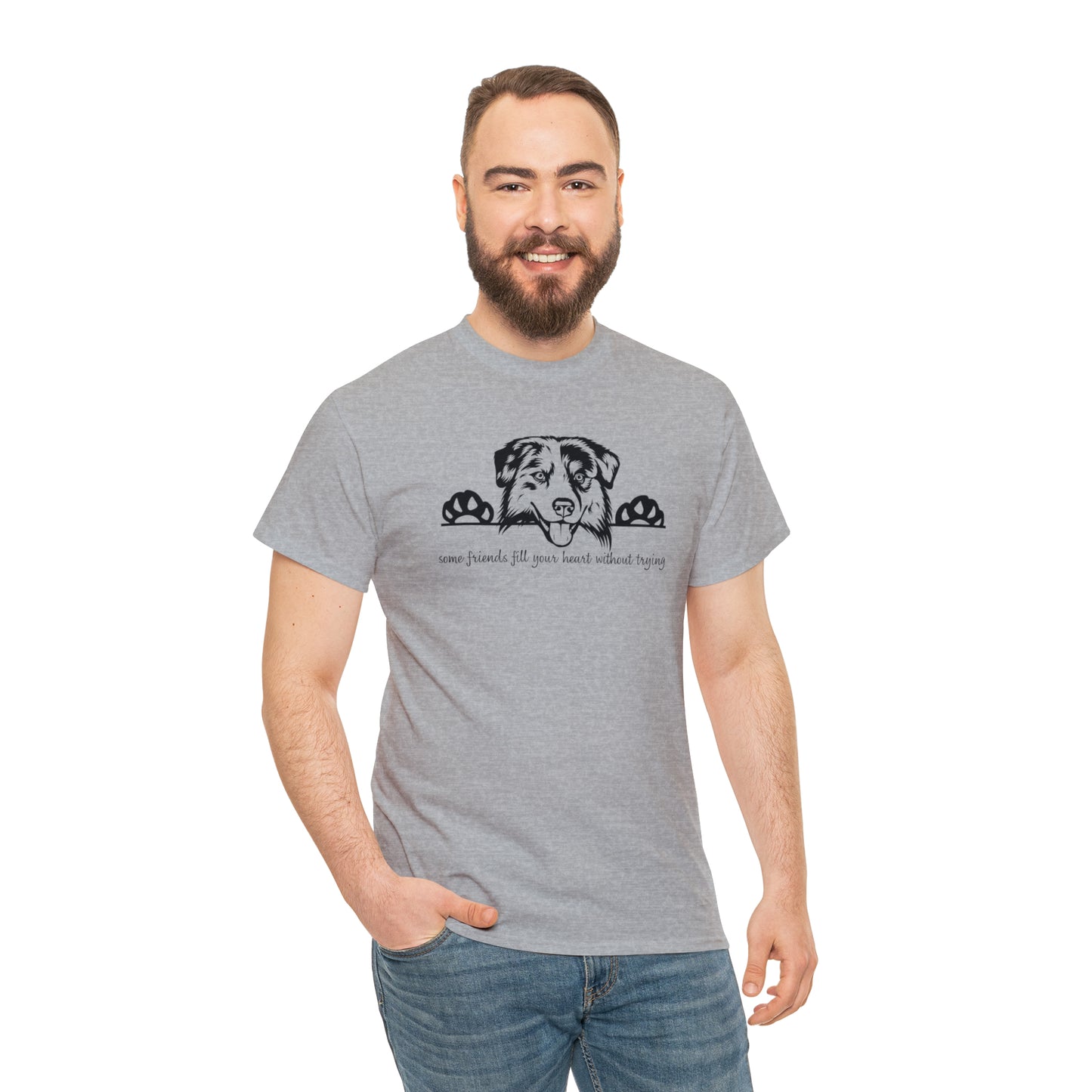 AUSSIE FRIENDS TEE--Unisex Heavy Cotton Tee