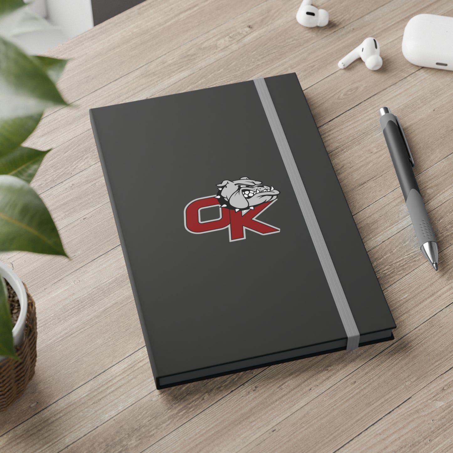 OK BULLDOGS Color Contrast Notebook - Ruled