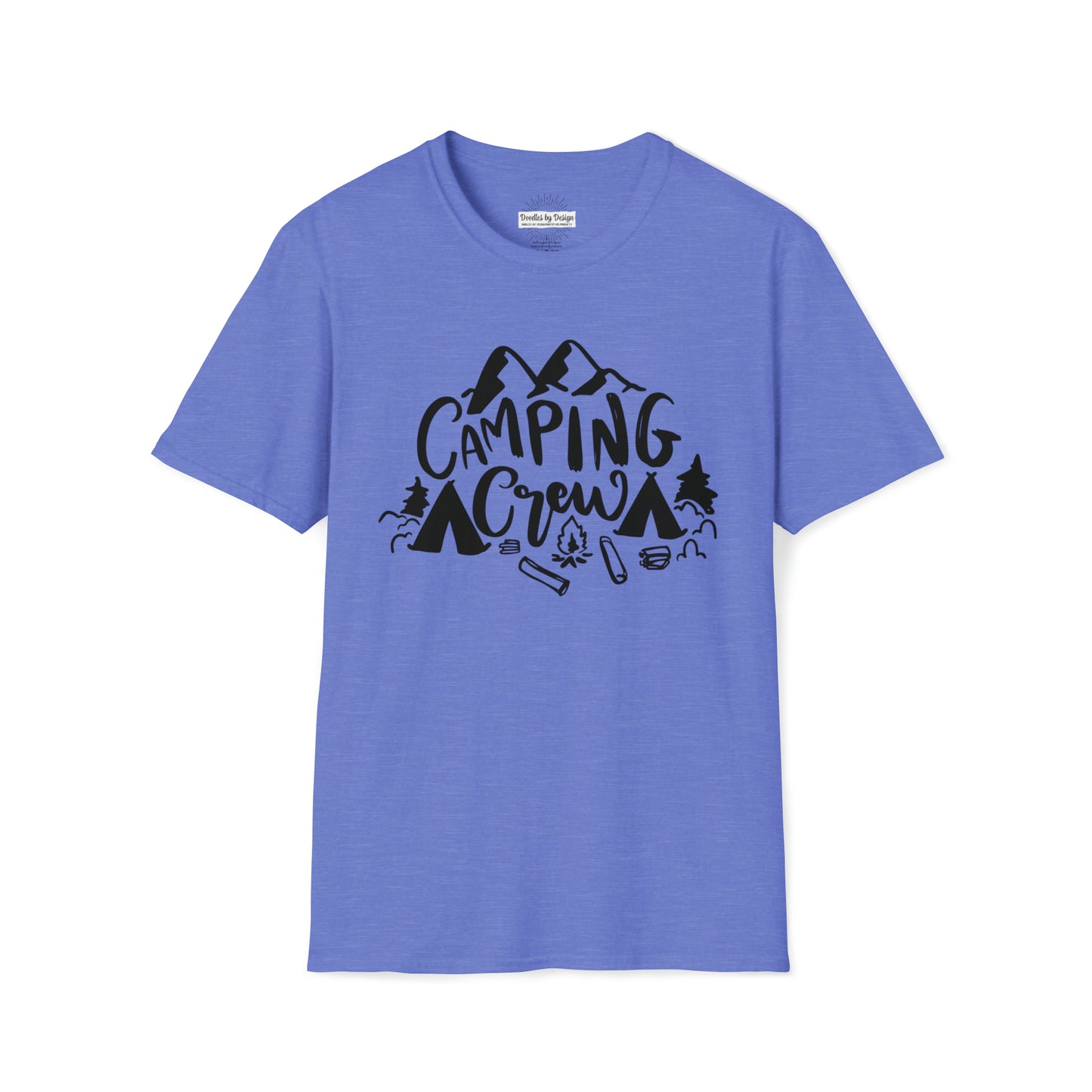 CAMPING CREW TEE-Unisex Softstyle T-Shirt