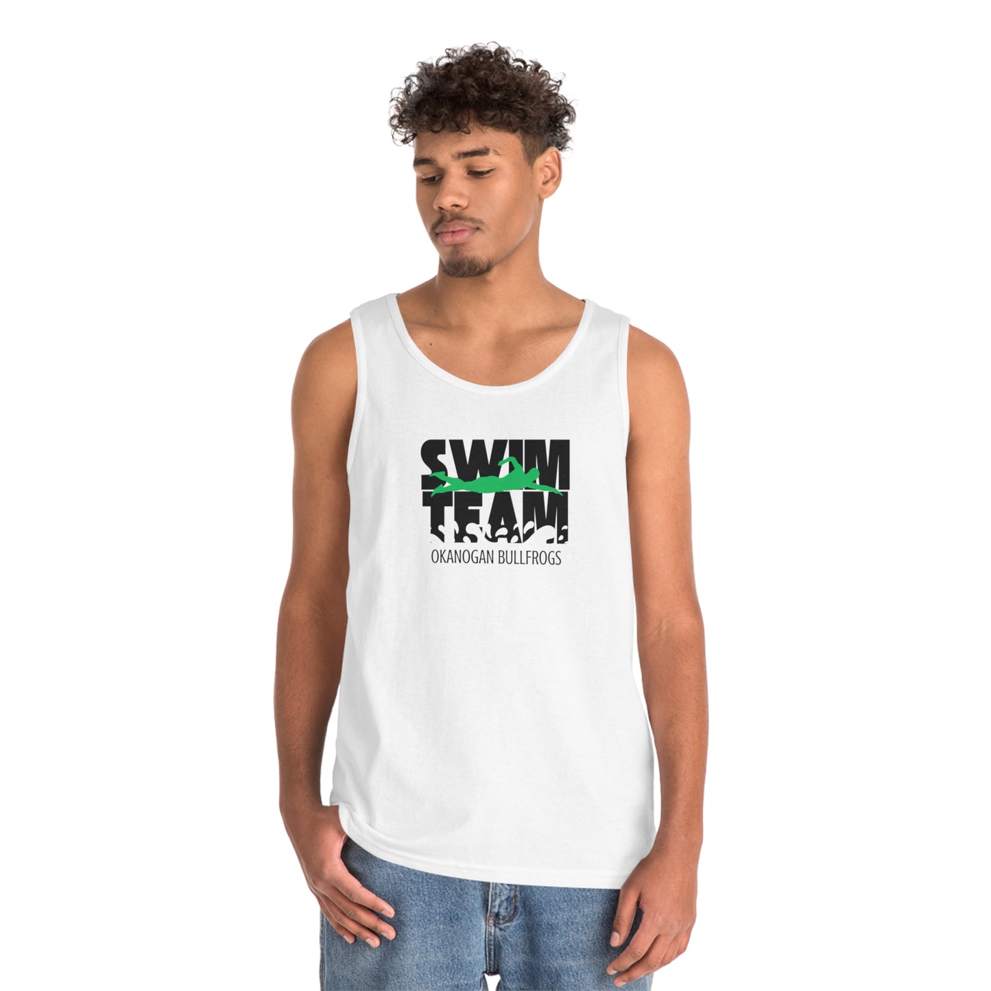 BULLFROGS SWIM TEAM TANK-Unisex Heavy Cotton Tank Top