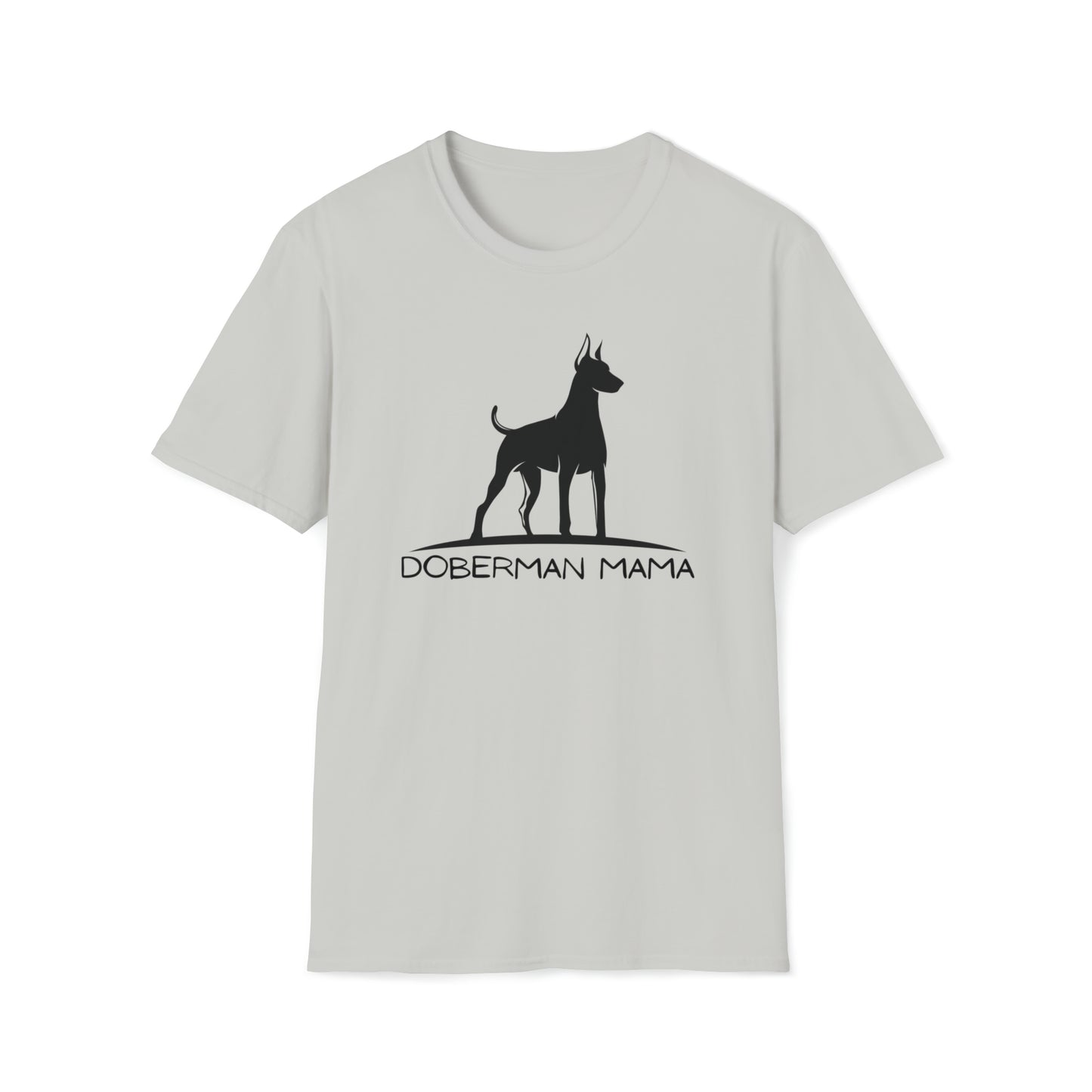 Doberman Mama Tee-Unisex Softstyle T-Shirt