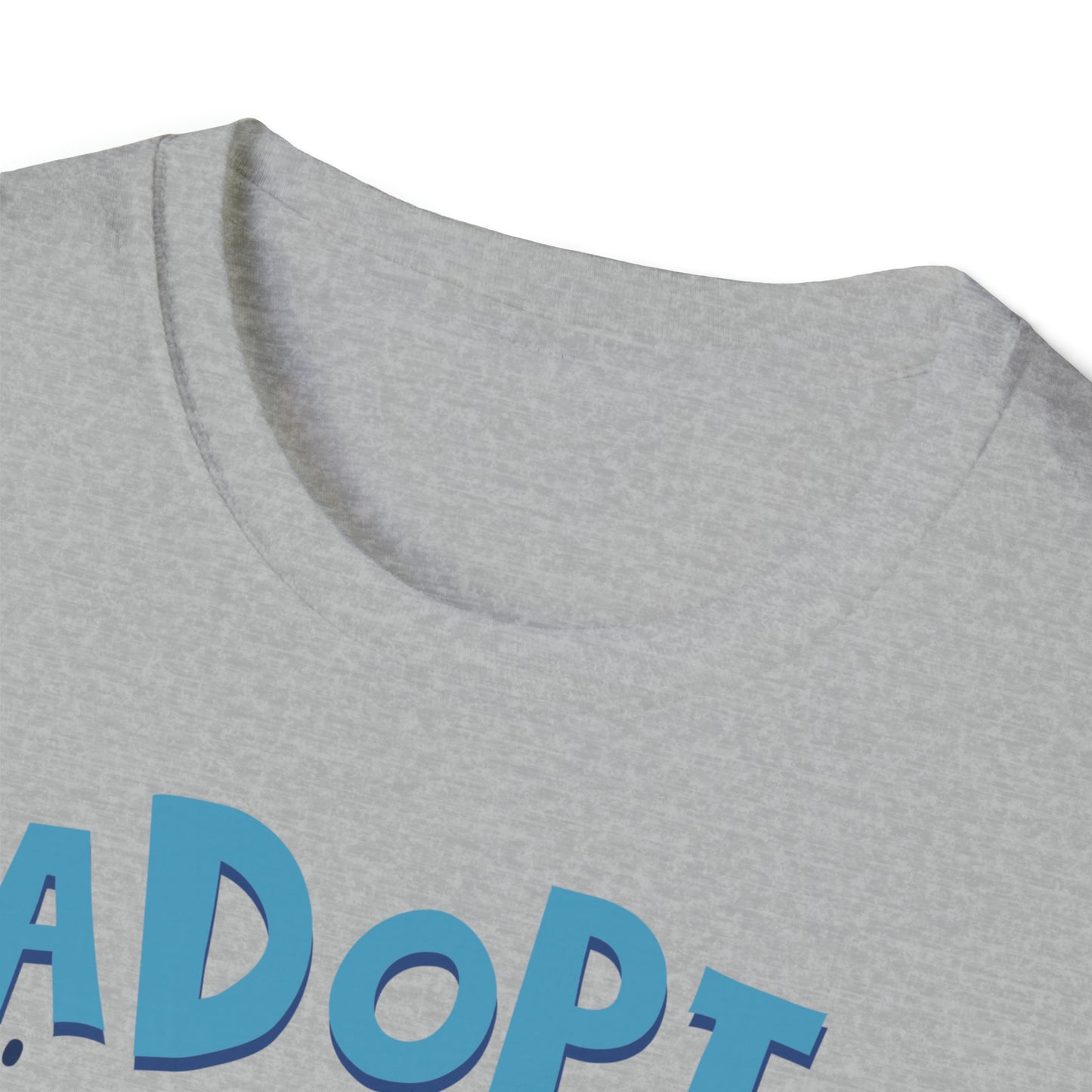 ADOPT DONT SHOP TEE-ALL PROCEEDS DONATED TO ANIMAL RESCUE!