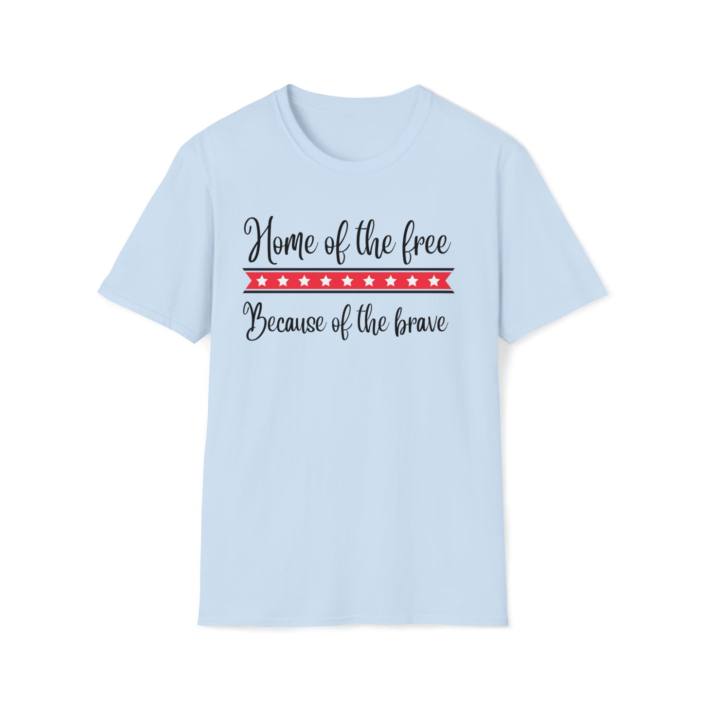 HOME OF THE FREE-Unisex Softstyle T-Shirt