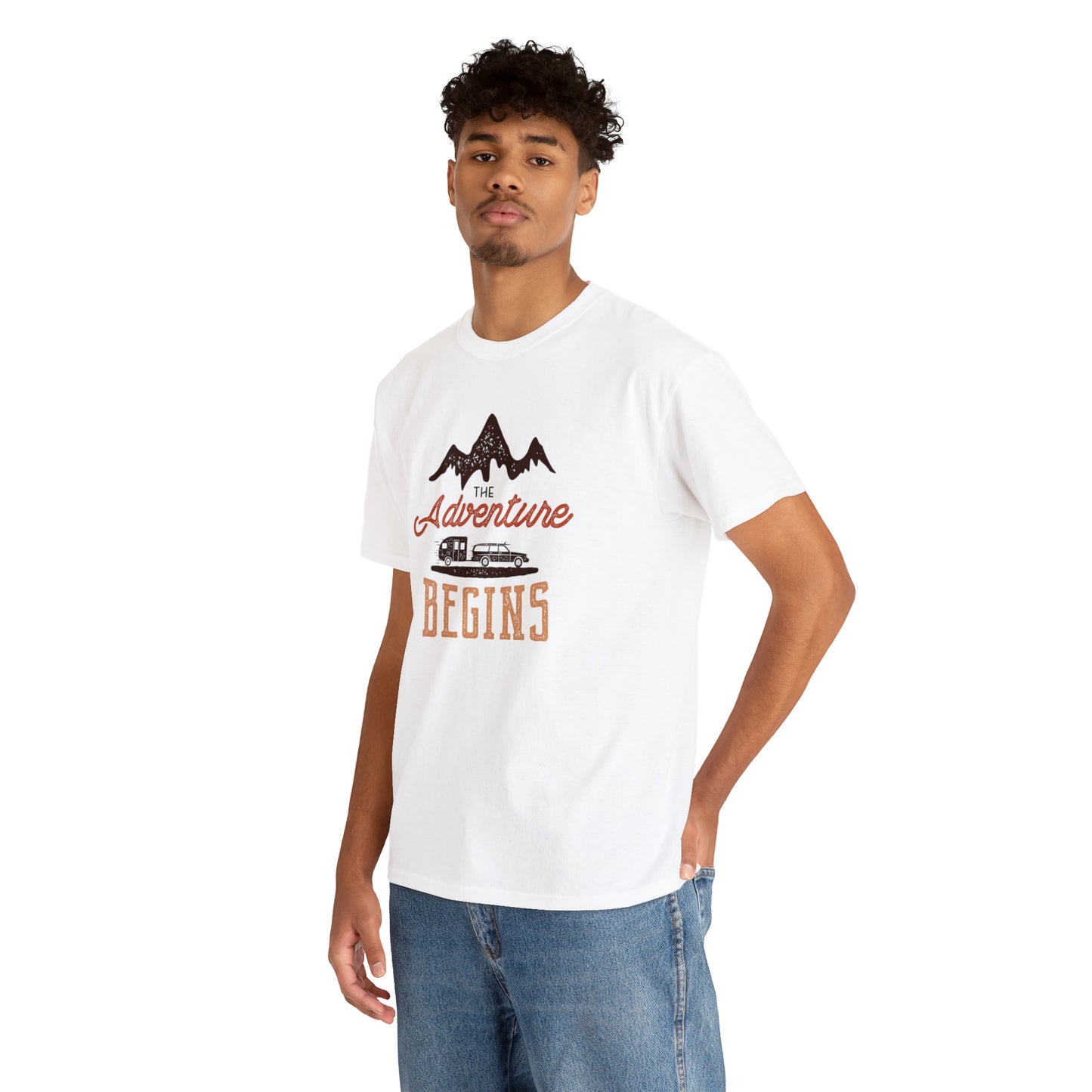 ADVENTURE TEE-Unisex Heavy Cotton Tee