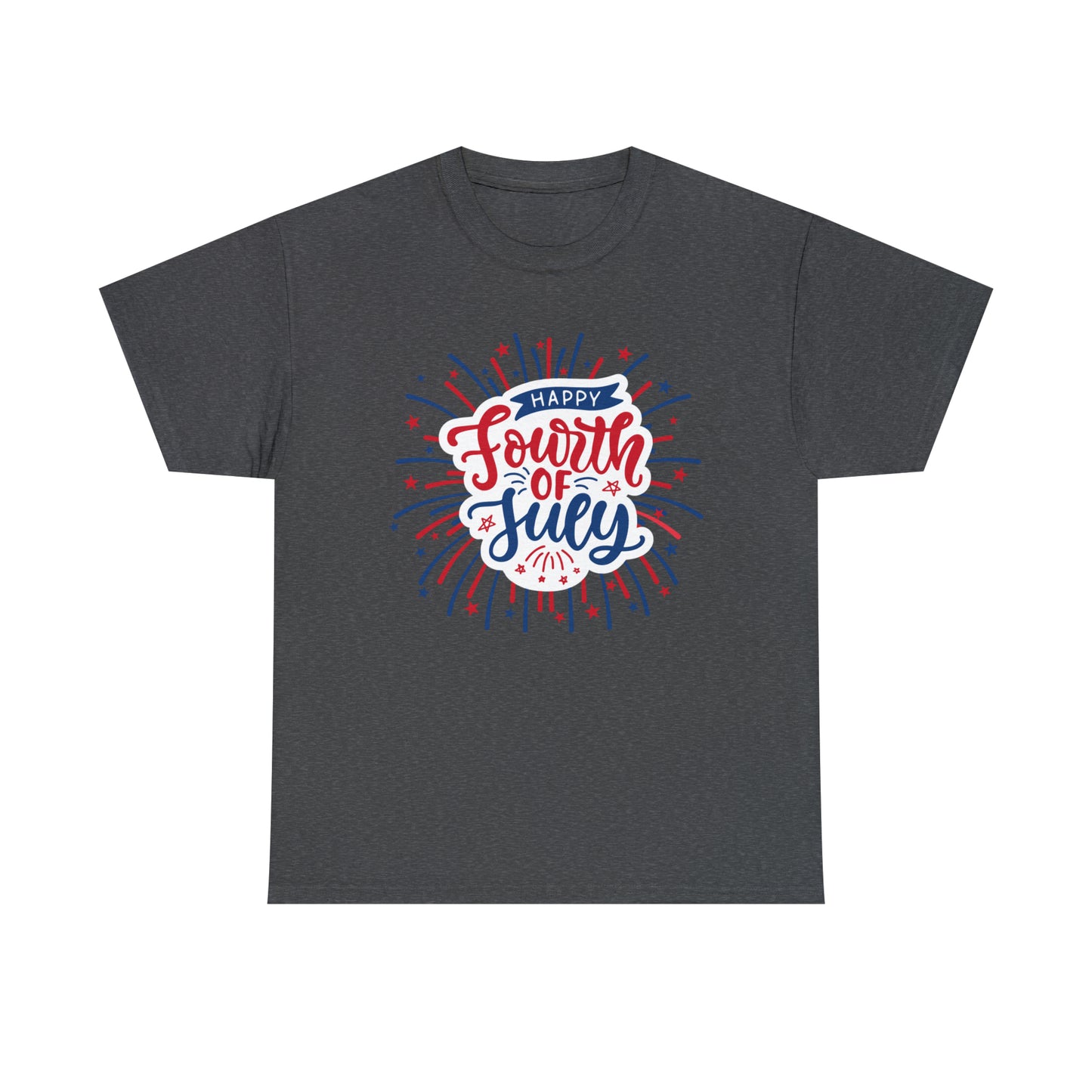 HAPPY 4TH!-Unisex Heavy Cotton Tee