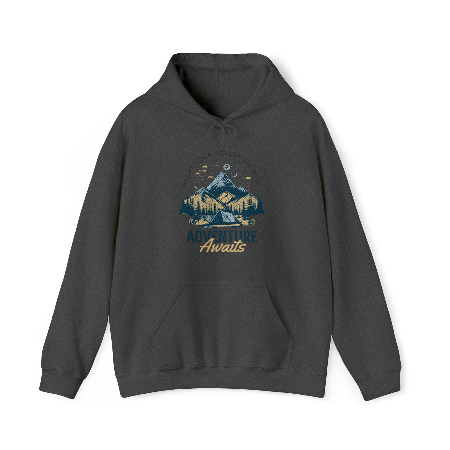 ADVENTURE AWAITS HOODIE-Unisex Heavy Blend™ Hooded Sweatshirt