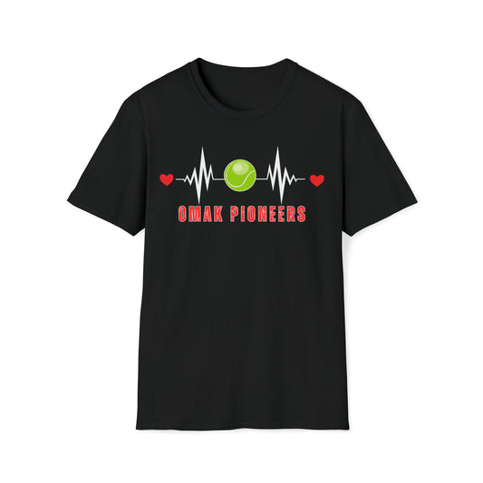 Pioneers Tennis Heartbeat Tee-Unisex Softstyle T-Shirt