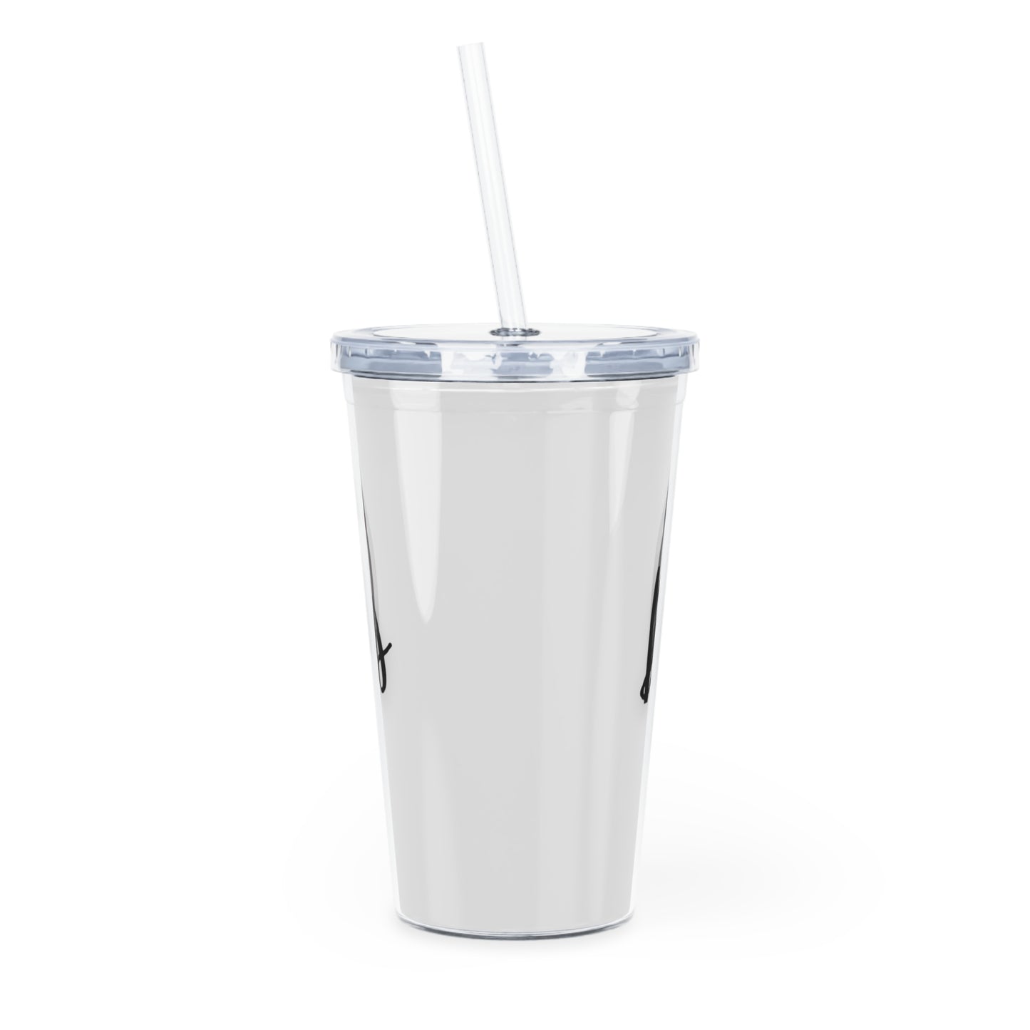 BULLDOGS-Plastic Tumbler with Straw