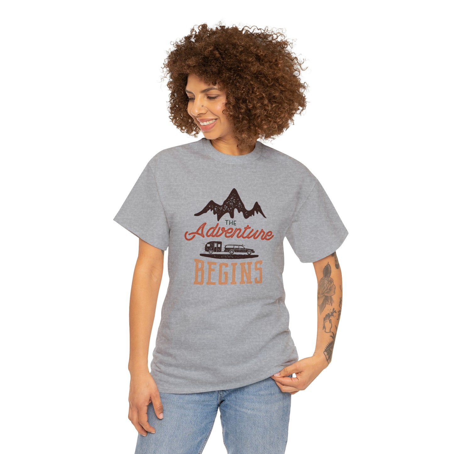 ADVENTURE TEE-Unisex Heavy Cotton Tee