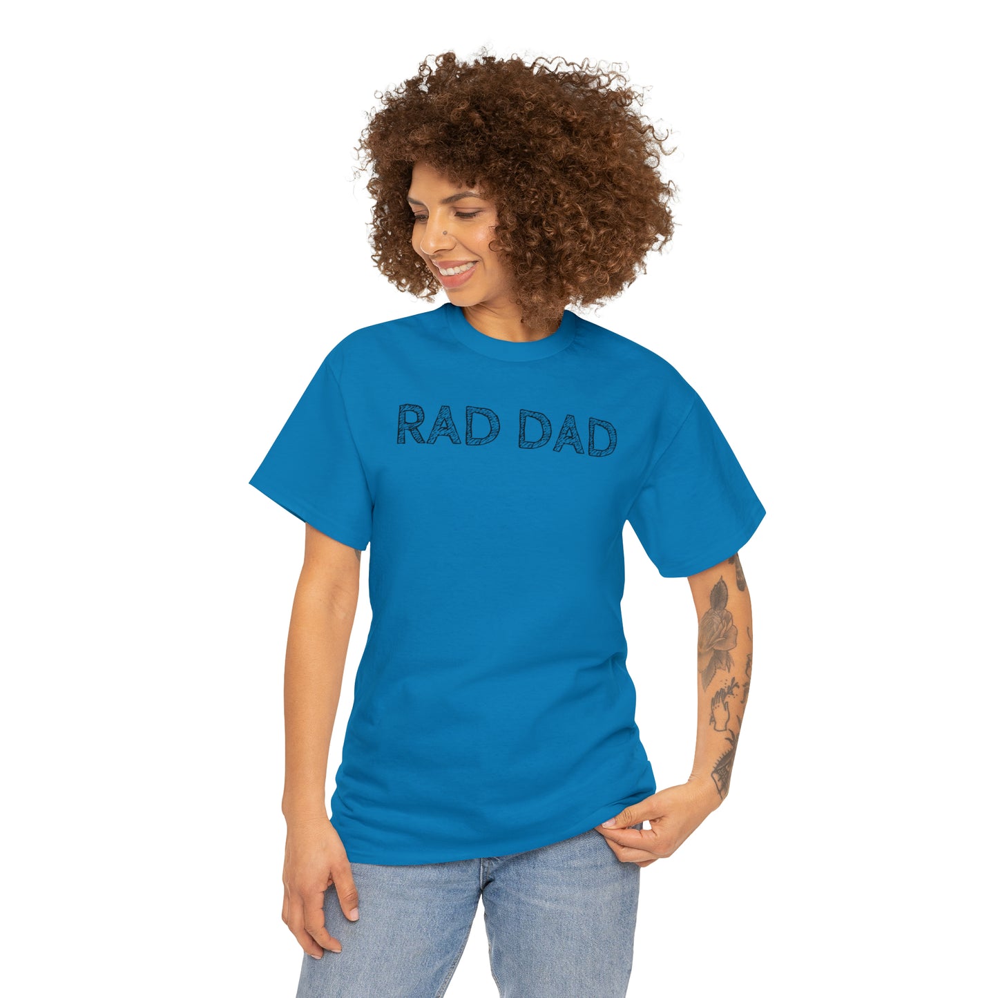 RAD DAD TEE-Unisex Heavy Cotton Tee