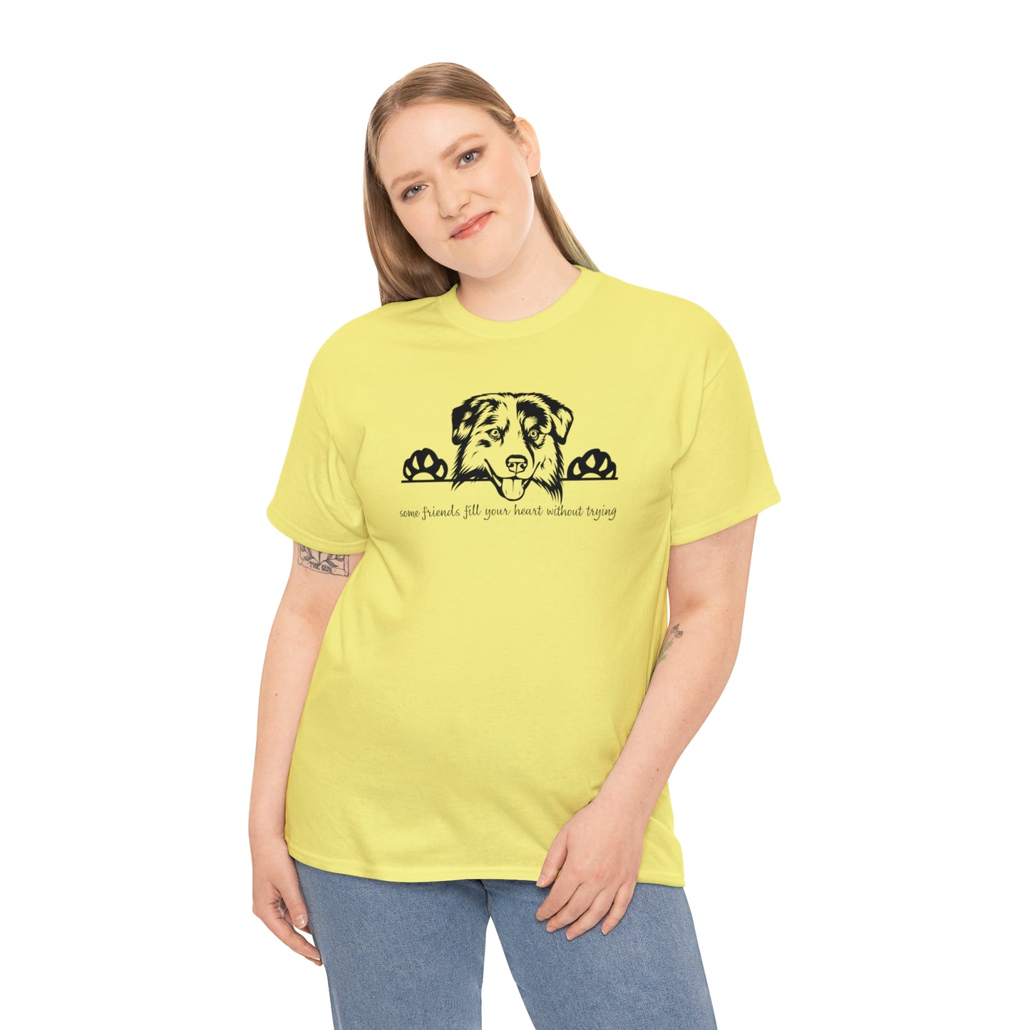 AUSSIE FRIENDS TEE--Unisex Heavy Cotton Tee