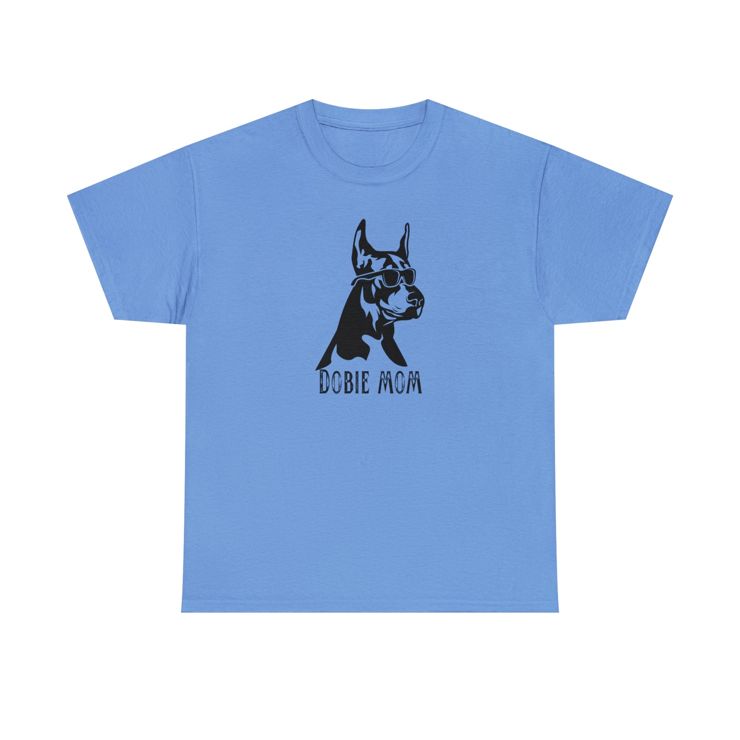 Dobie Mom Tee--Unisex Heavy Cotton Tee