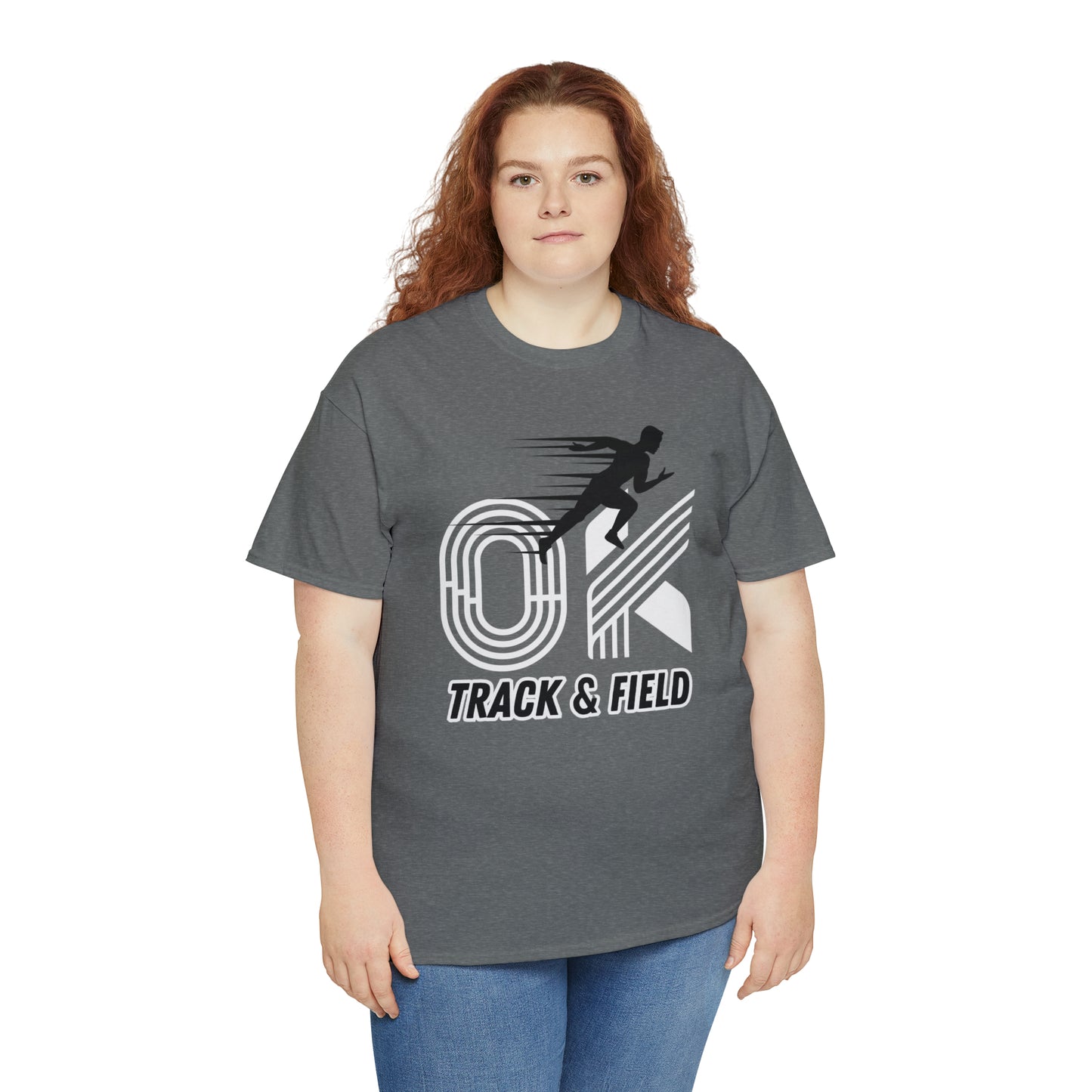 OK TRACK & FIELD TEE-Unisex Heavy Cotton Tee