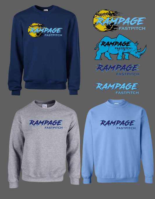 Rampage Fastpitch Crew Sweatshirt