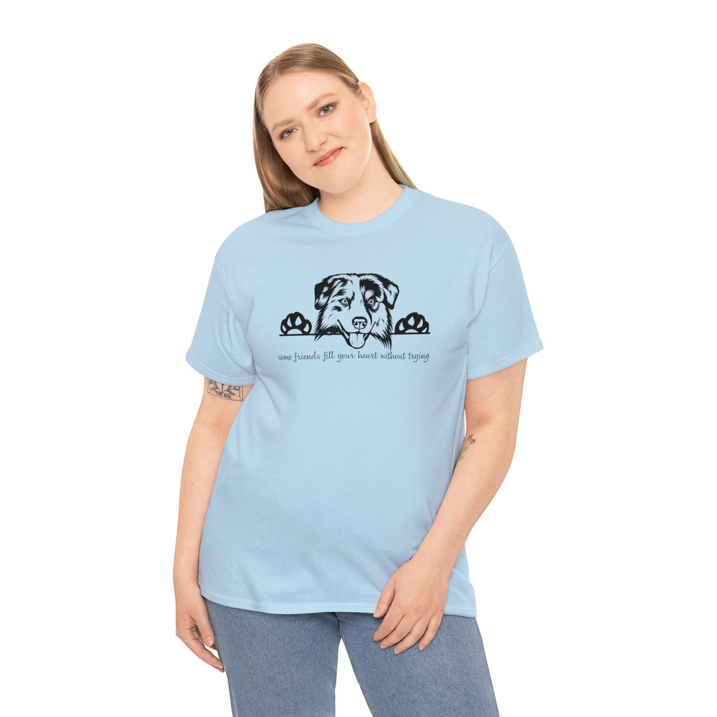 AUSSIE FRIENDS TEE--Unisex Heavy Cotton Tee