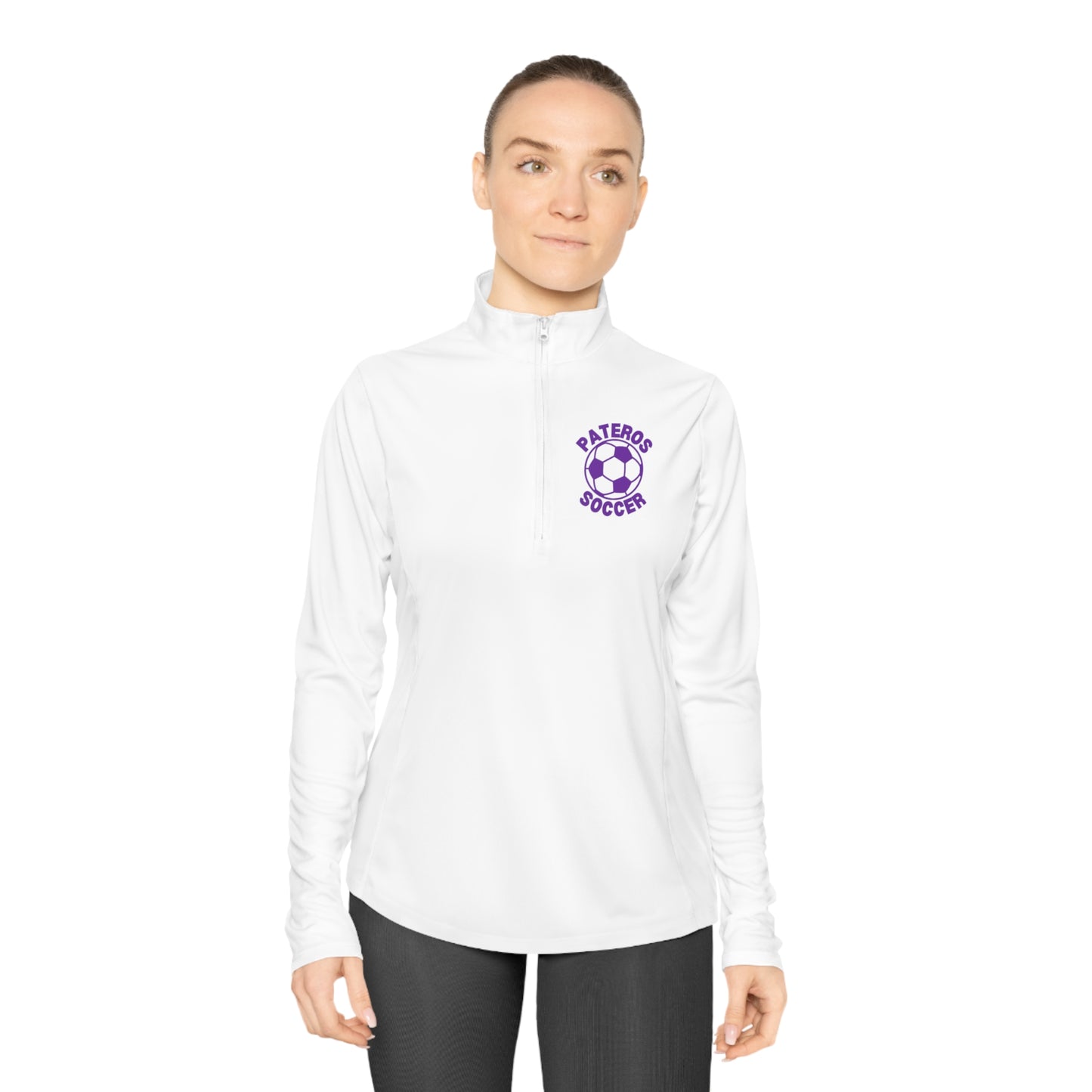 PATEROS SOCCER Ladies Quarter-Zip Pullover