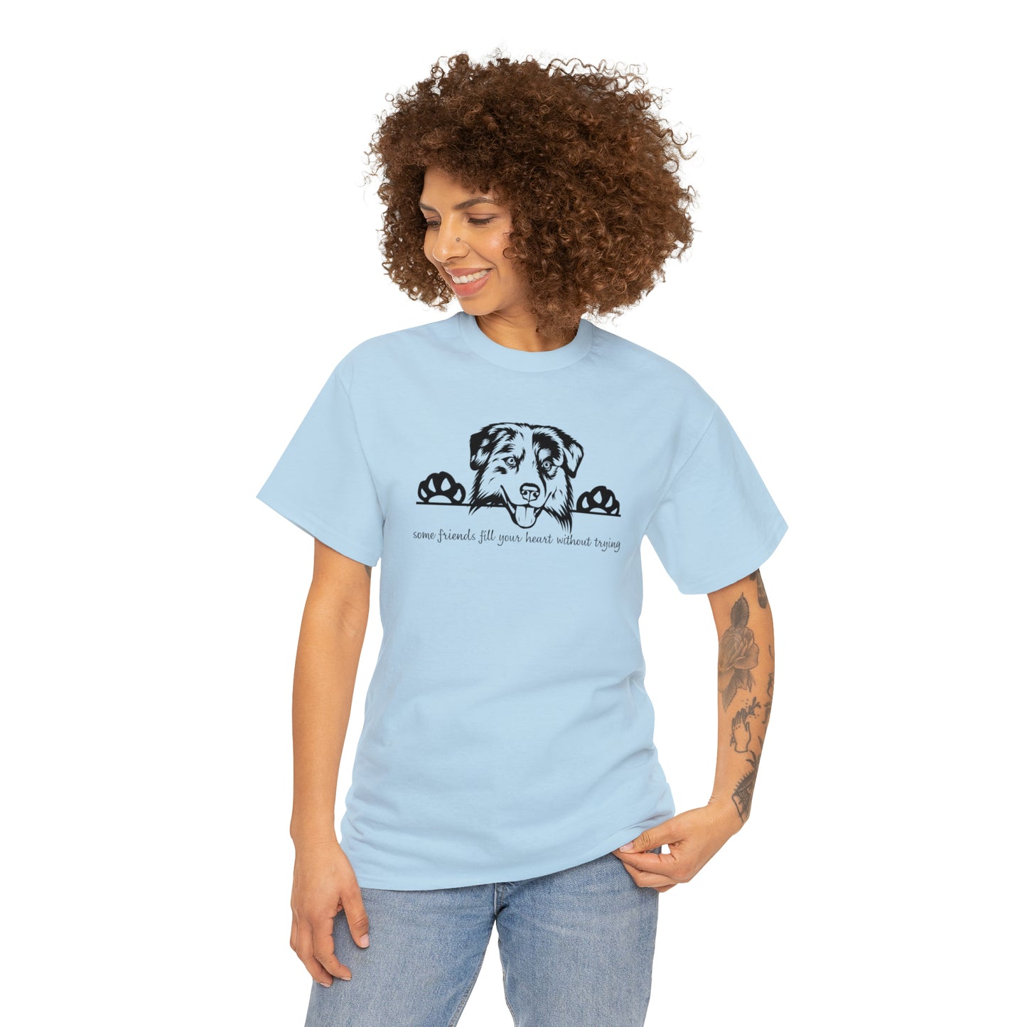 AUSSIE FRIENDS TEE--Unisex Heavy Cotton Tee