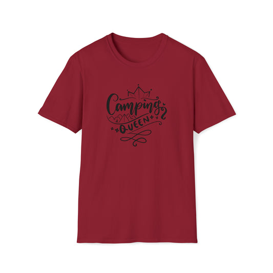 CAMPING QUEEN TEE-Unisex Softstyle T-Shirt