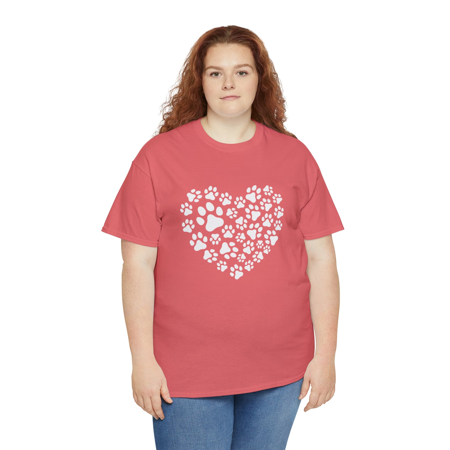 HEART OF PAWS-Unisex Heavy Cotton Tee