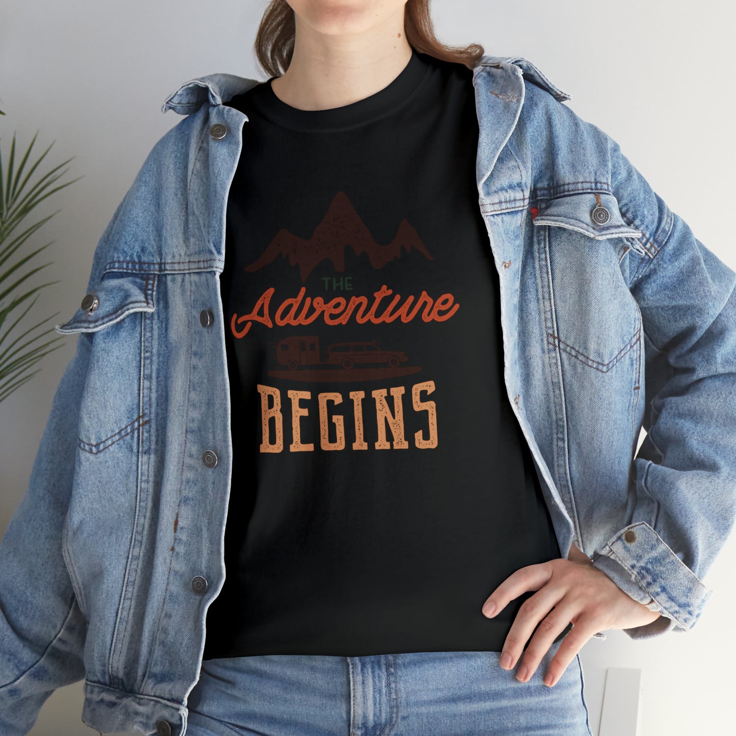 ADVENTURE TEE-Unisex Heavy Cotton Tee