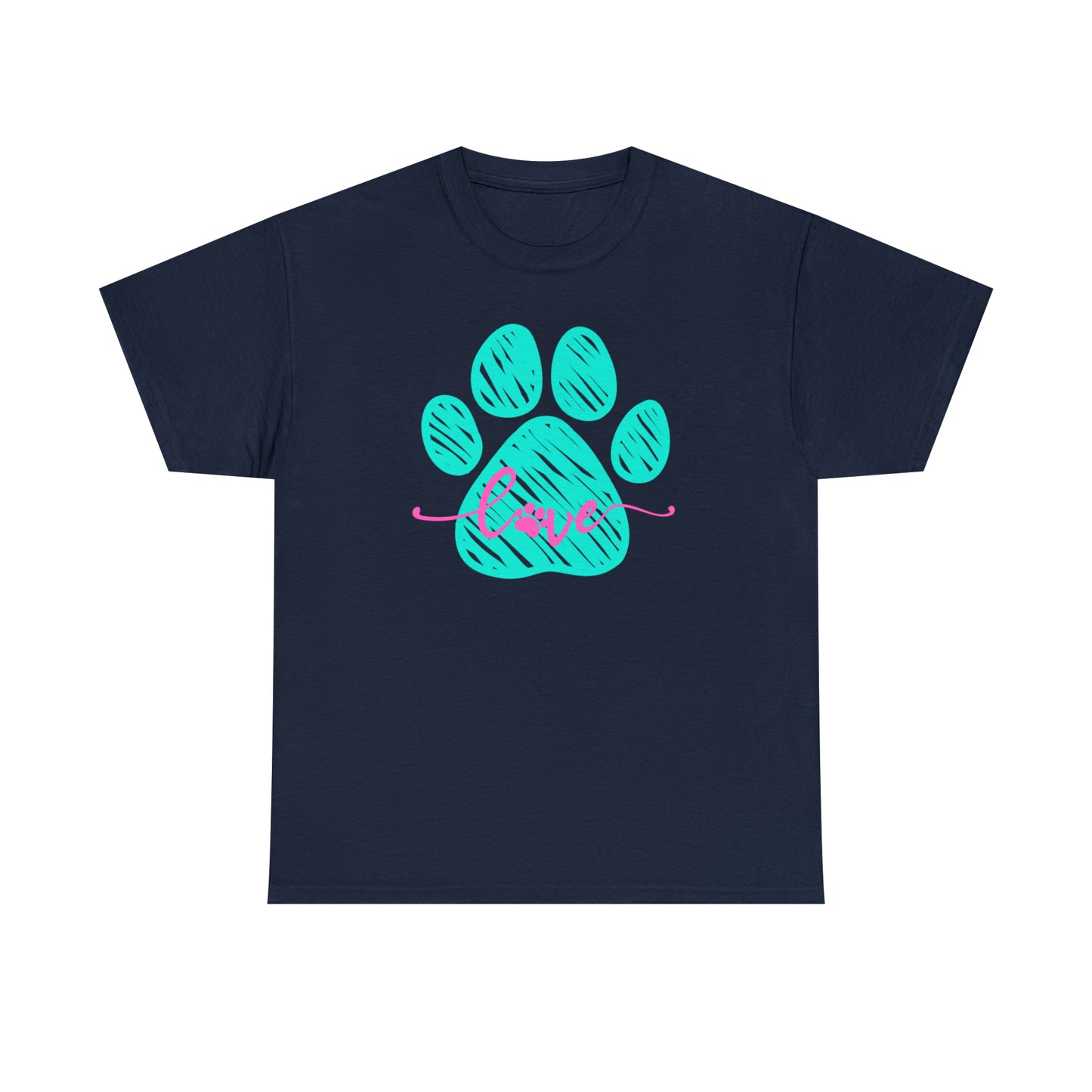 LOVE PAW TEE-Unisex Heavy Cotton Tee