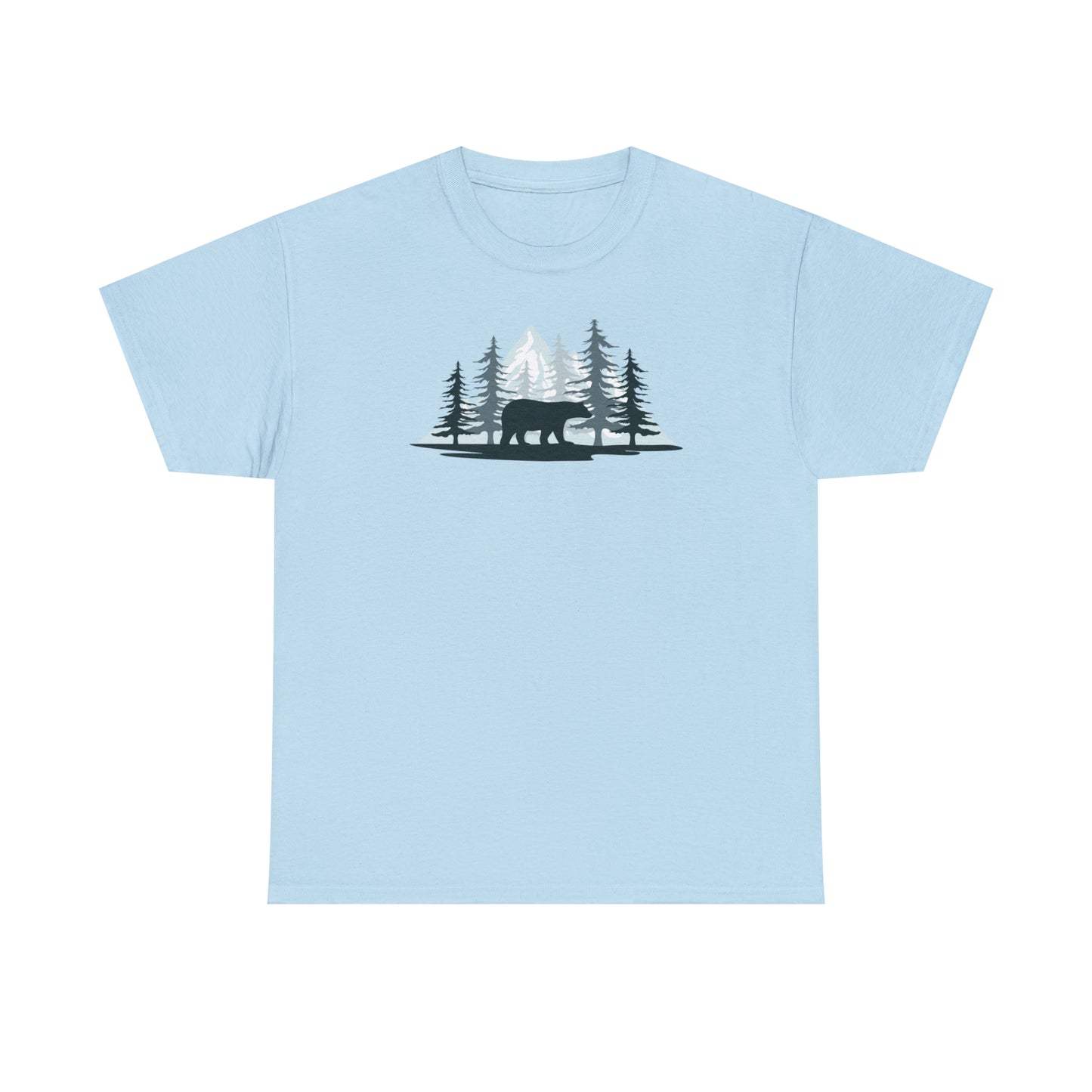 BEAR WOODS TEE-Unisex Heavy Cotton Tee