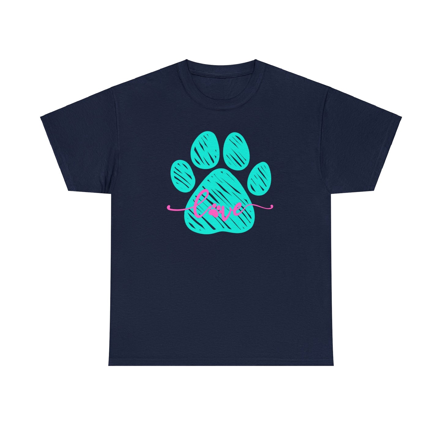 LOVE PAW TEE-Unisex Heavy Cotton Tee