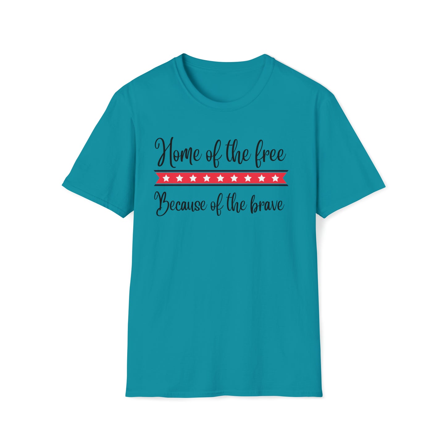 HOME OF THE FREE-Unisex Softstyle T-Shirt