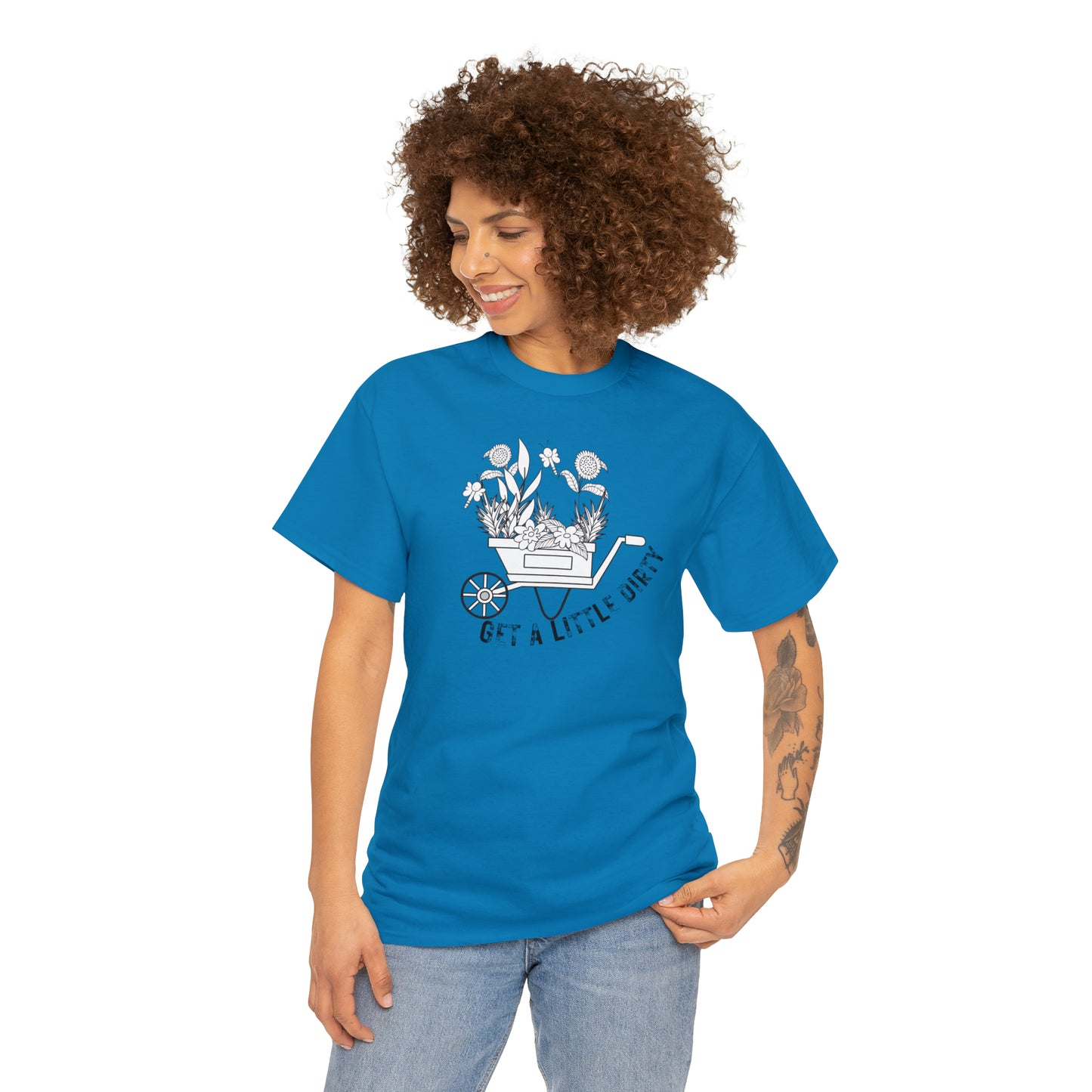 GARDEN GET DIRTY TEE-Unisex Heavy Cotton Tee