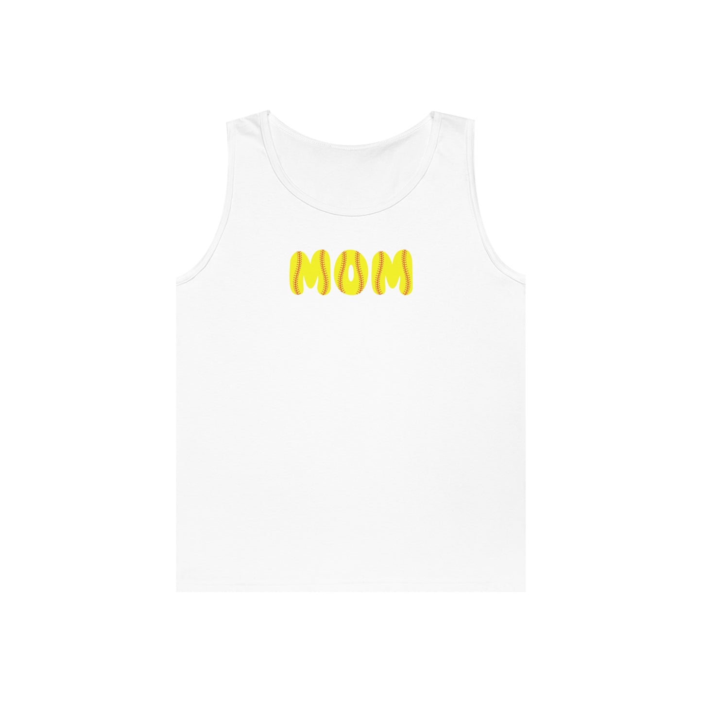 Softball MOM tank-Unisex Heavy Cotton Tank Top