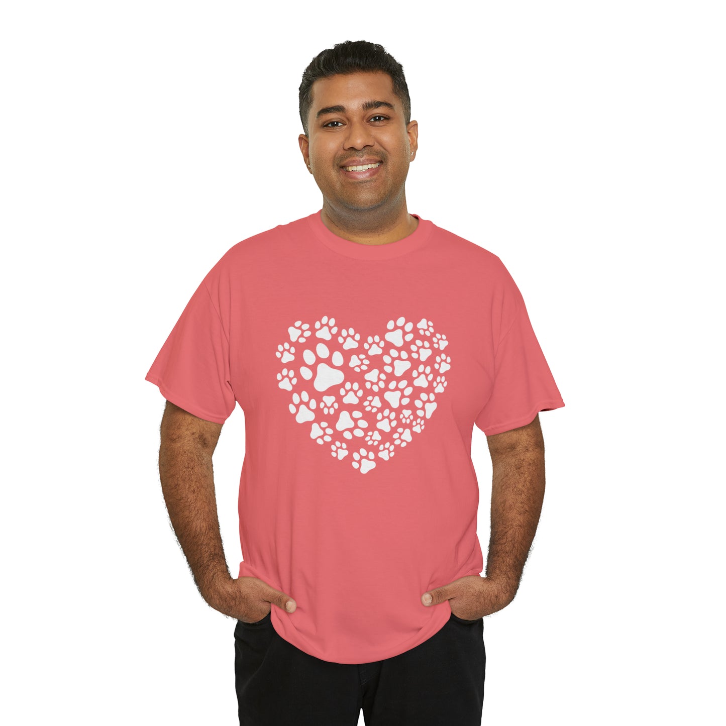 HEART OF PAWS-Unisex Heavy Cotton Tee