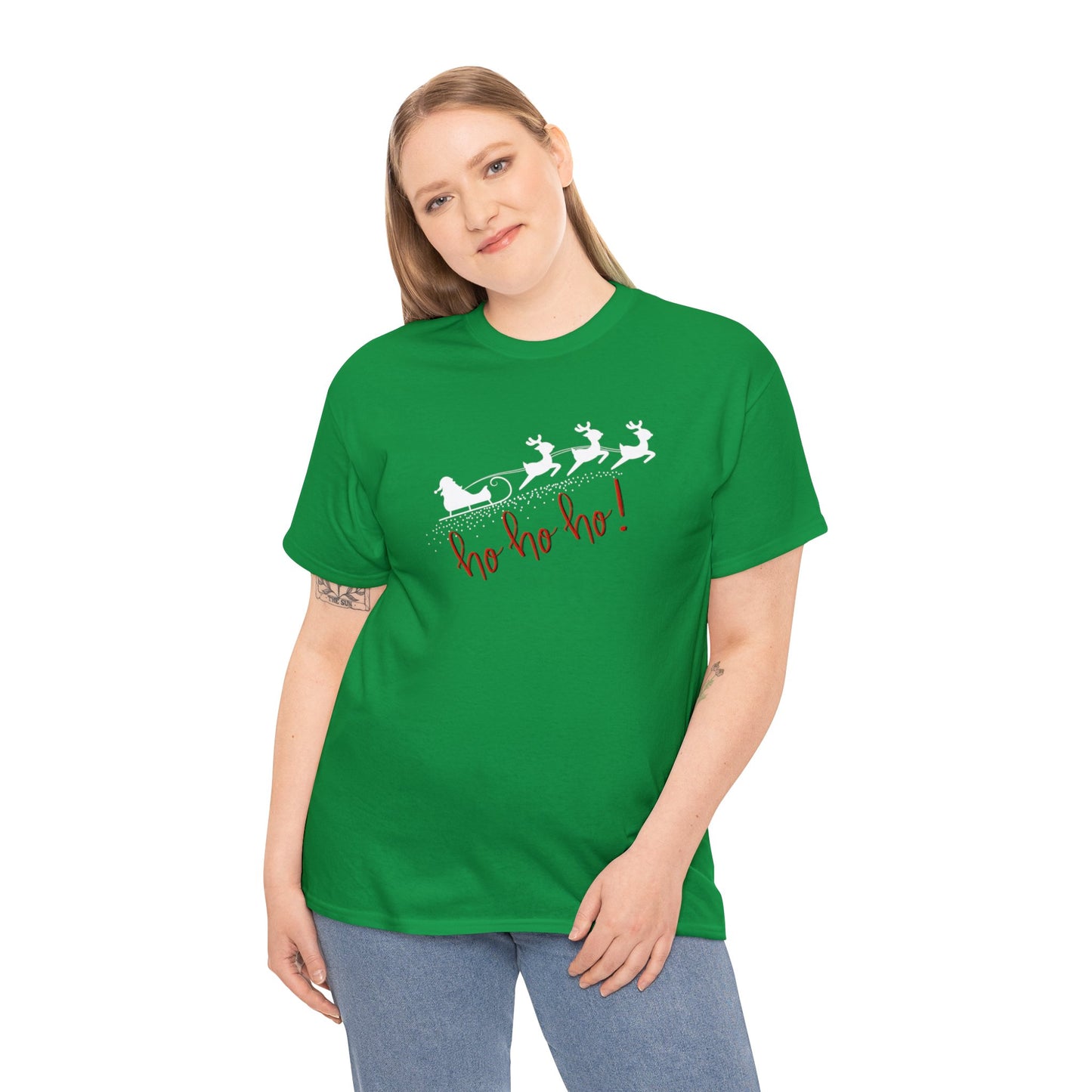 Ho Ho Ho Heavy Cotton Tee