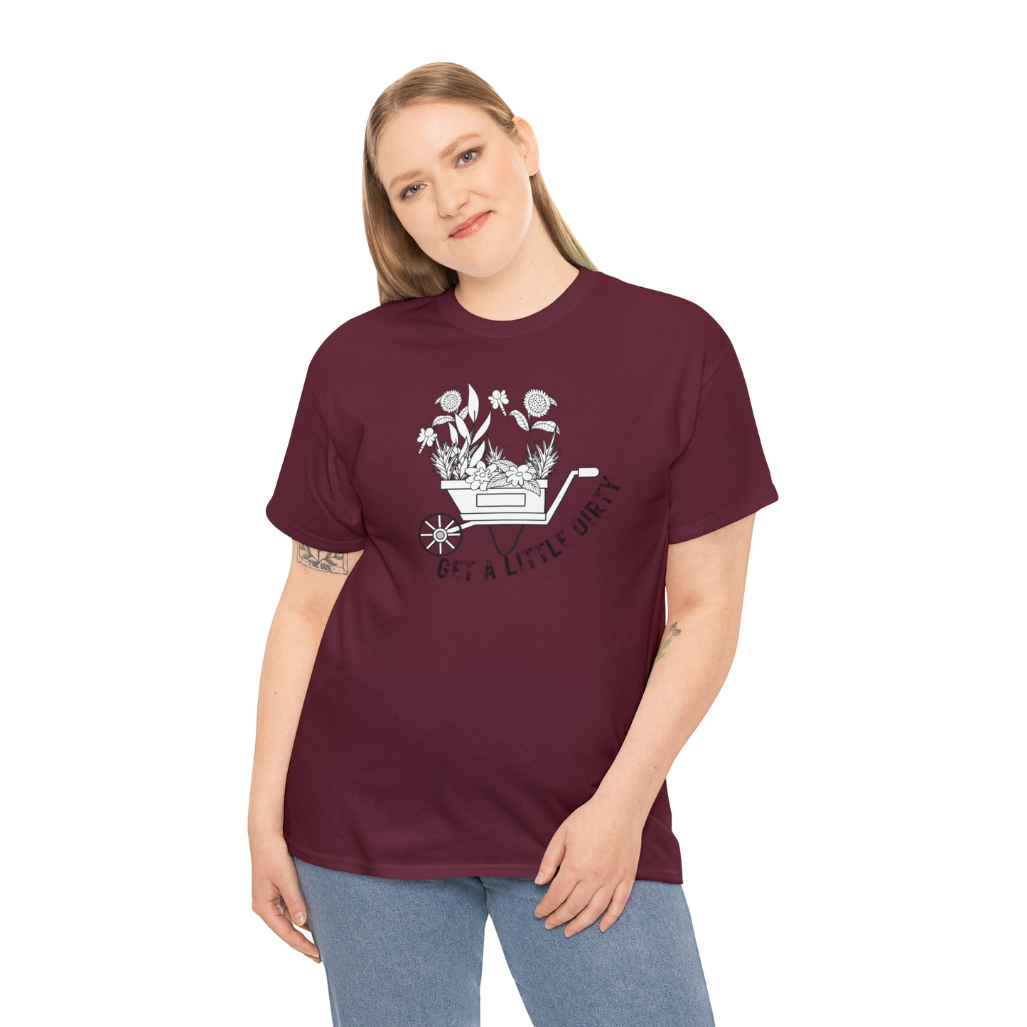 GARDEN GET DIRTY TEE-Unisex Heavy Cotton Tee