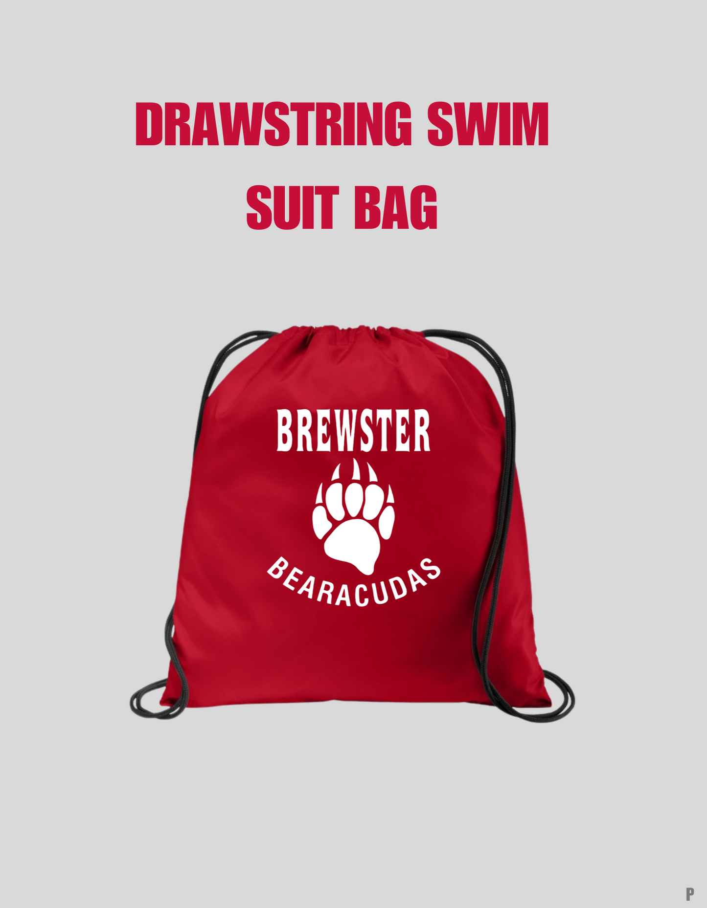 Brewster Swim Drawstring Bag/Swimsuit Bag