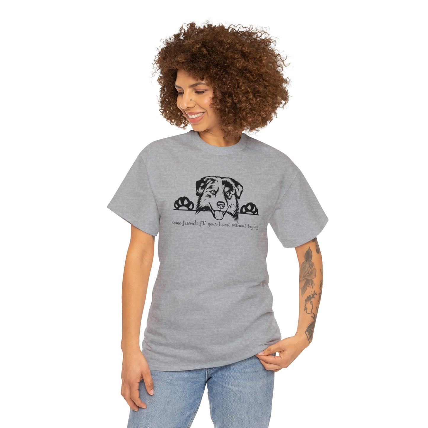 AUSSIE FRIENDS TEE--Unisex Heavy Cotton Tee